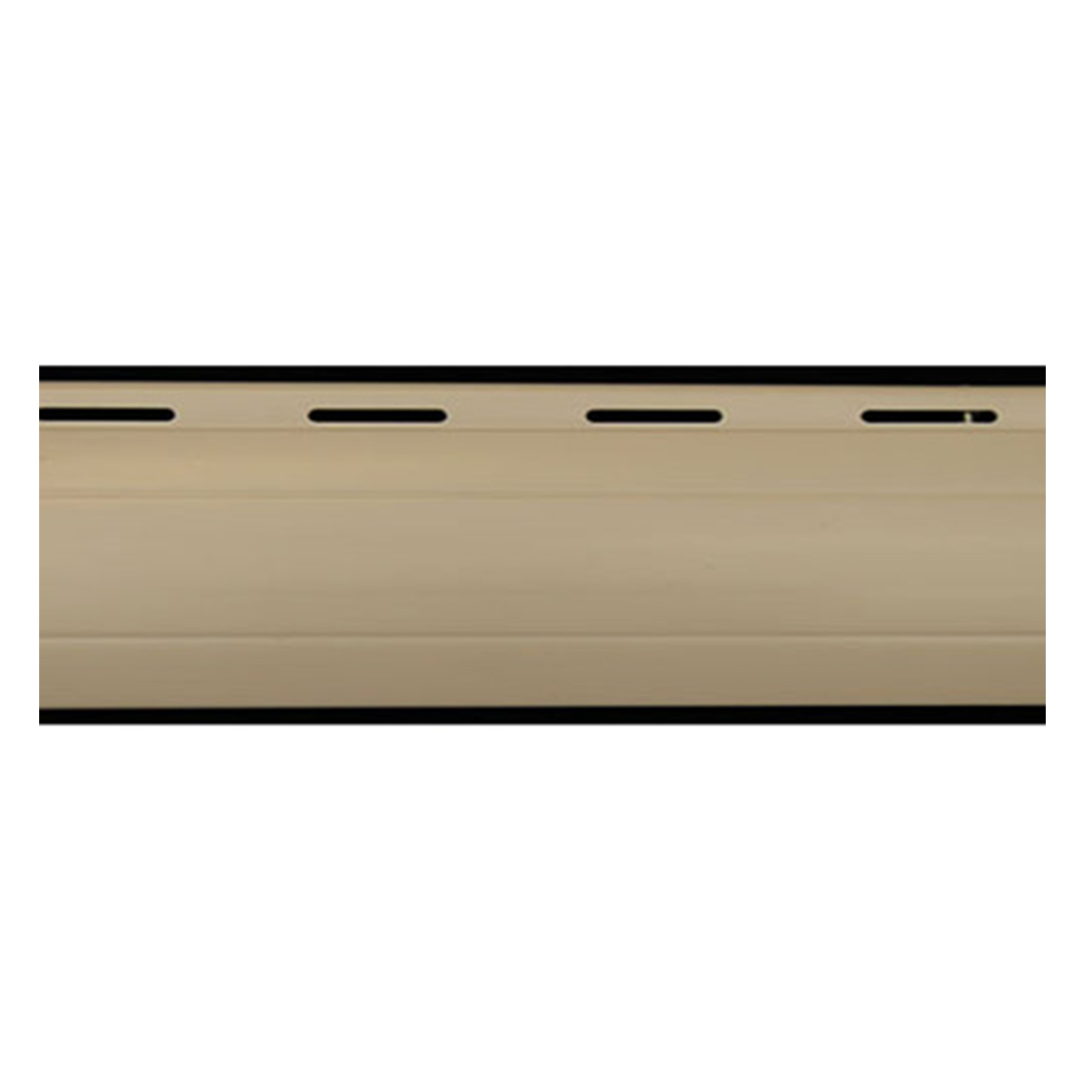 Lamellen-Muster für Rollladenpanzer nach Maß | Kunststoff / PK37 / 45 beige  Lamellen für Rollladenpanzer, maßgefertigt, mit Schlitzen zur Belüftung und Lichtregulierung