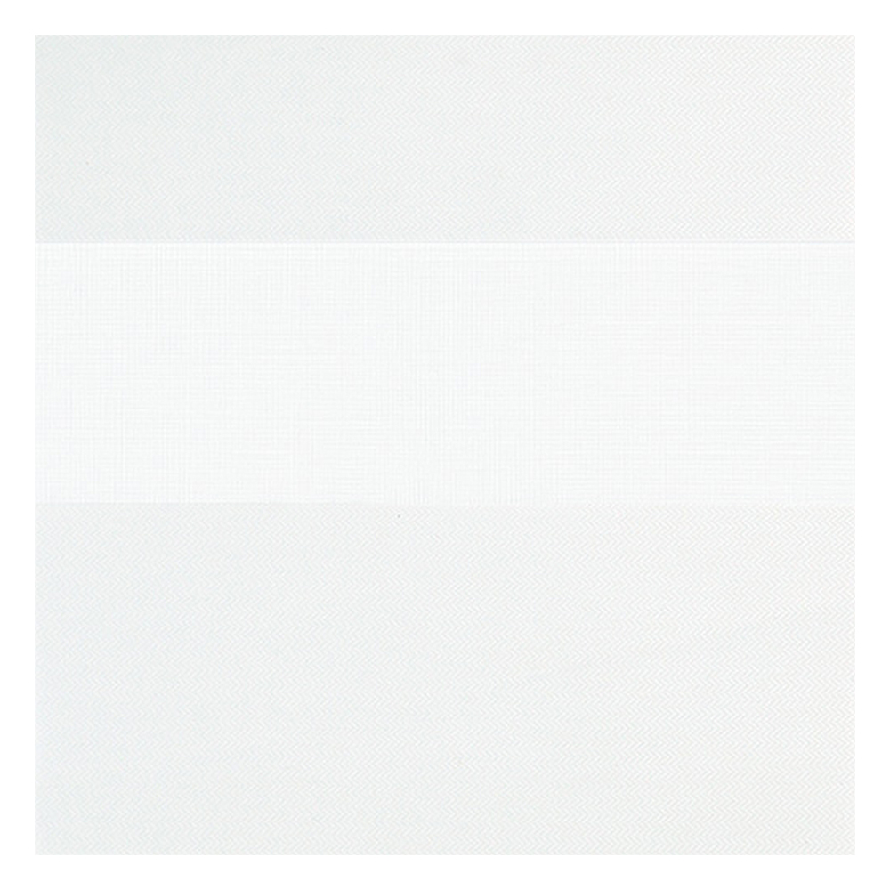 Stoffmuster für Doppelrollo nach Maß | B600 weiß / lichtdurchlässig / Solides