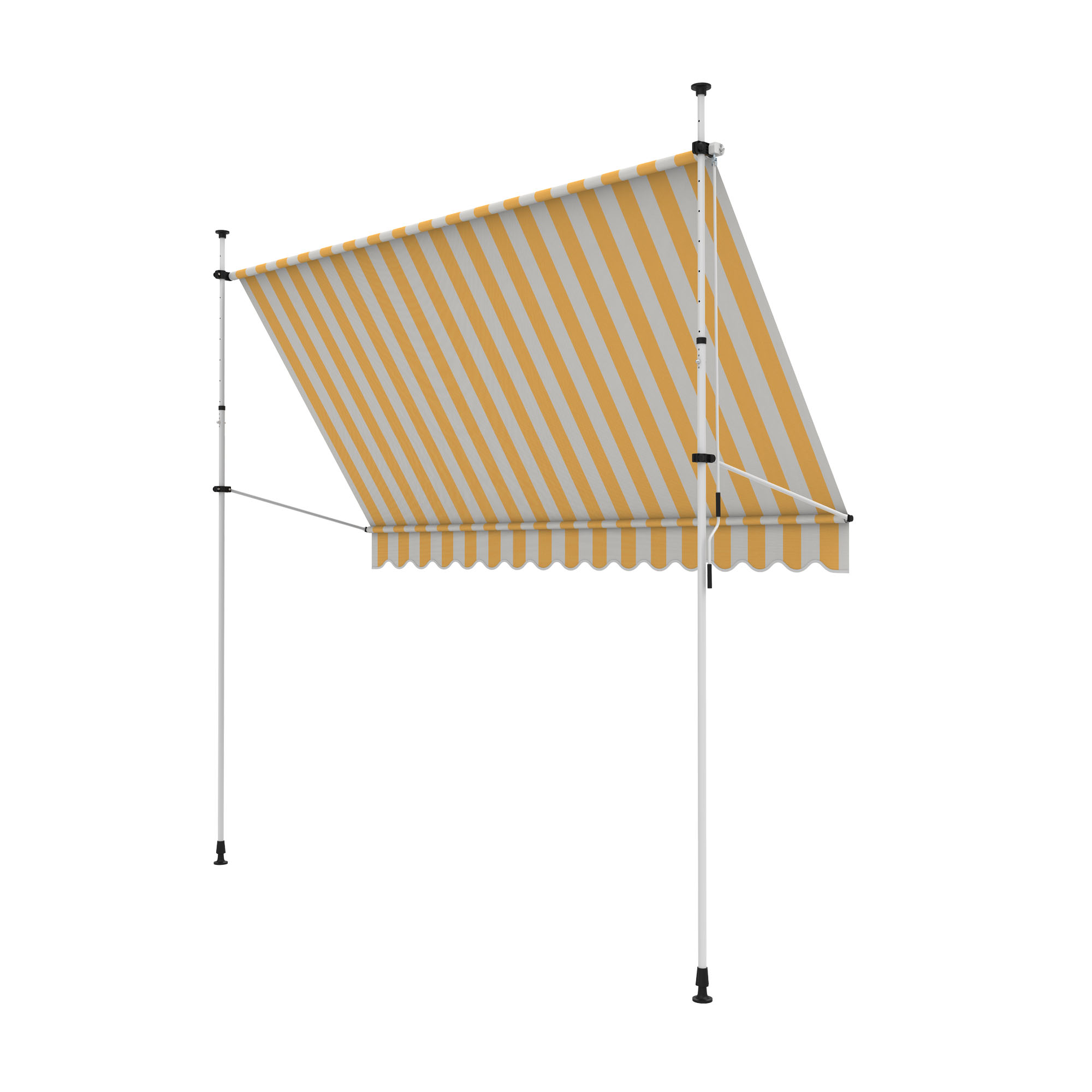 slider_image_01928abdc61b76e18d10908aba644fce Klemm- und Balkonmarkise mit verstellbaren Stangen und schützendem Stoffdach