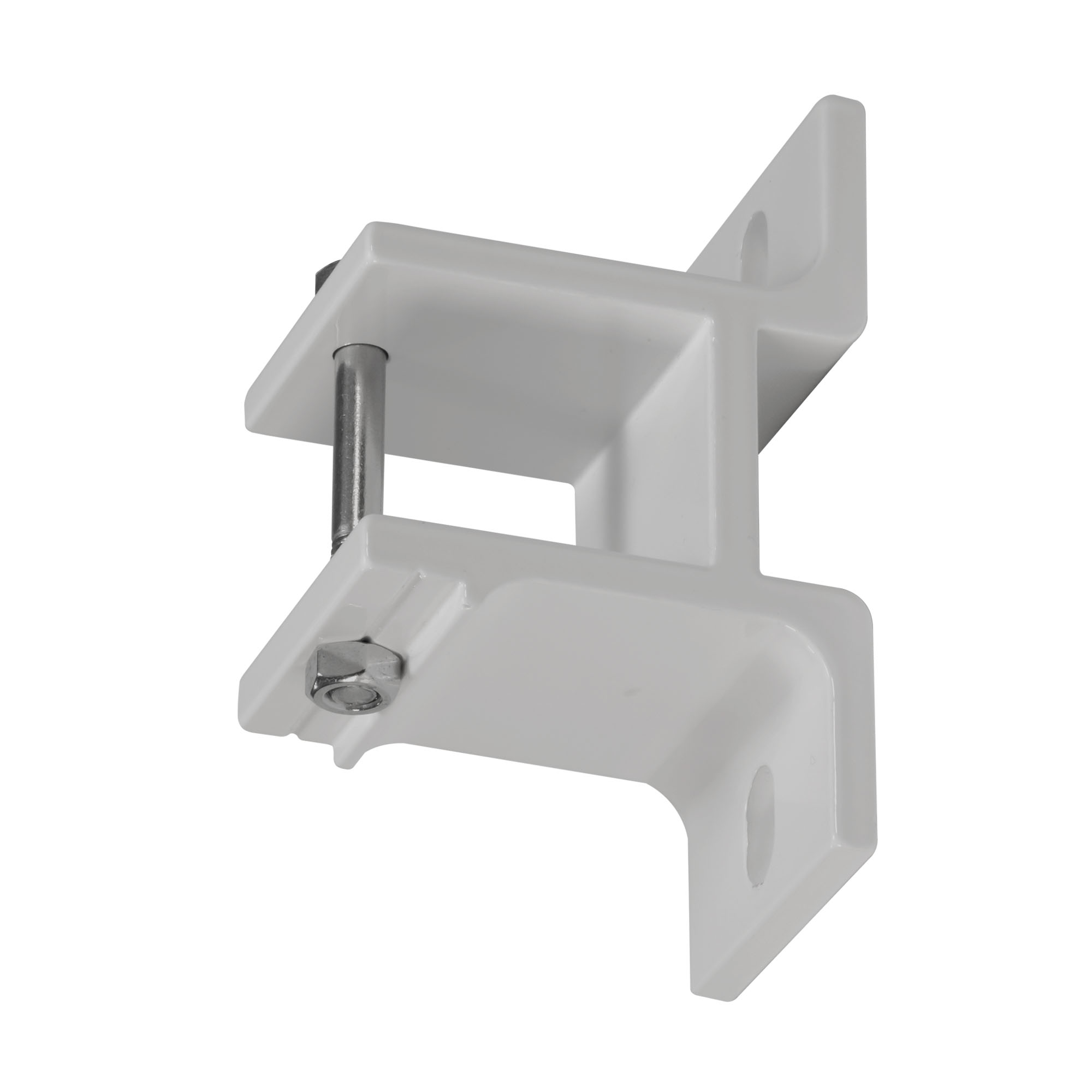 Halterung für Gelenkarmmarkise mit Schraubverbindung und Befestigungslöchern