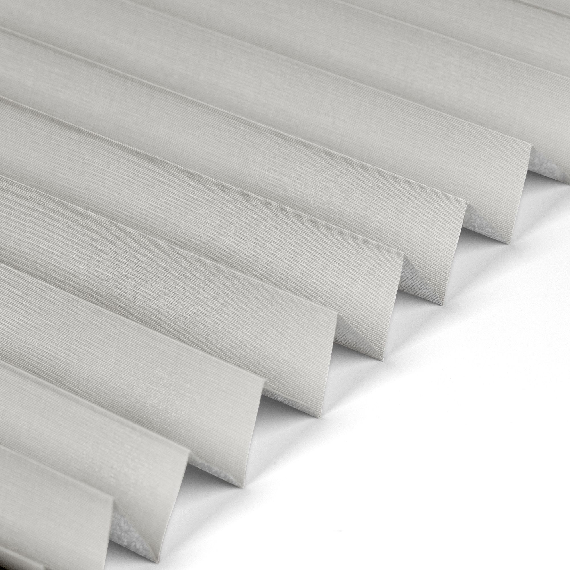 Stoffmuster für Plissee nach Maß | R216T weiß, verdunkelnd, Thermo-ReTex