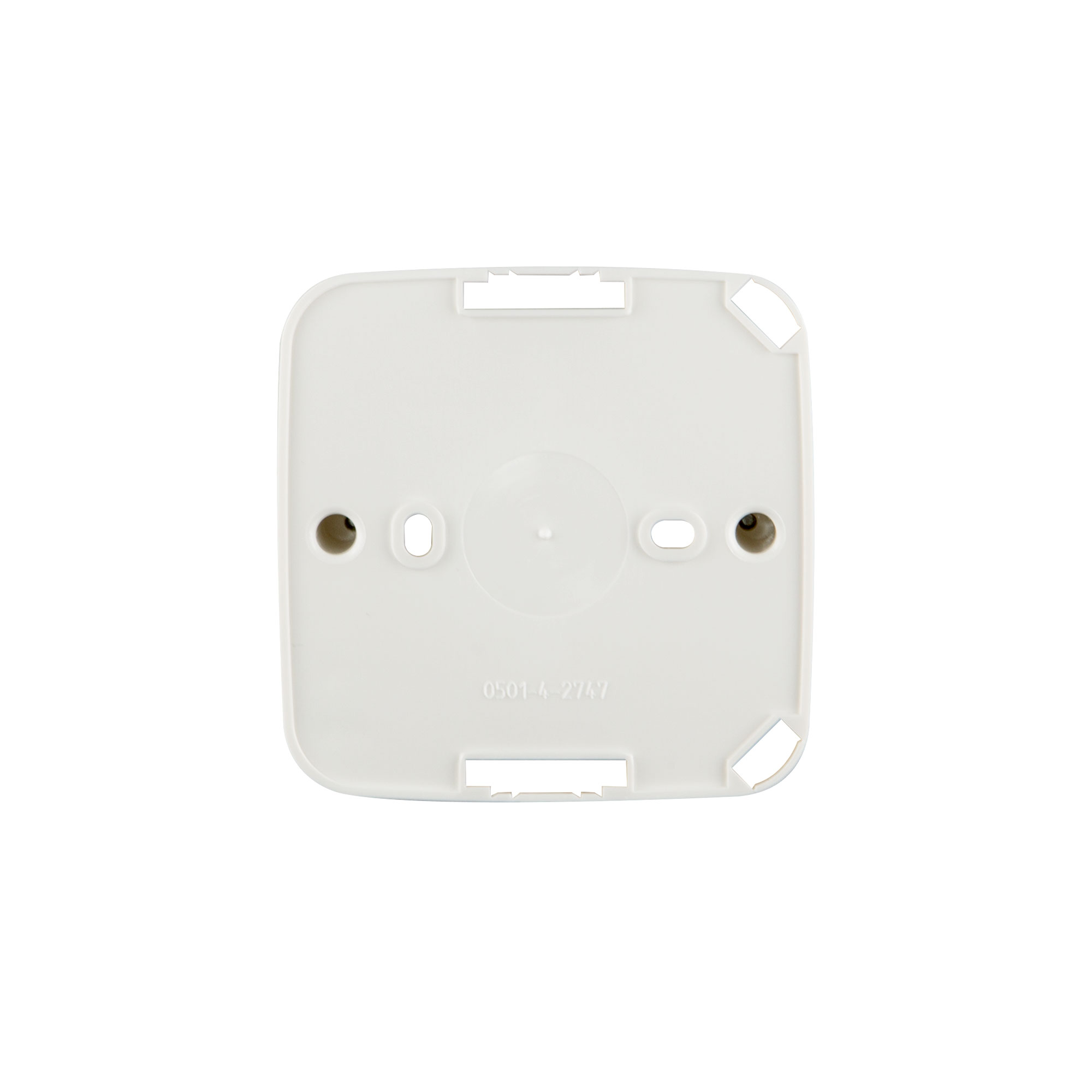 Aufputzrahmen mit Befestigungslöchern und zentraler Öffnung für Reflex SI Installationen