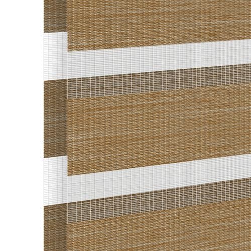 Stoffmuster für Doppelrollo nach Maß | BH-11 eiche / lichtdurchlässig / Graz