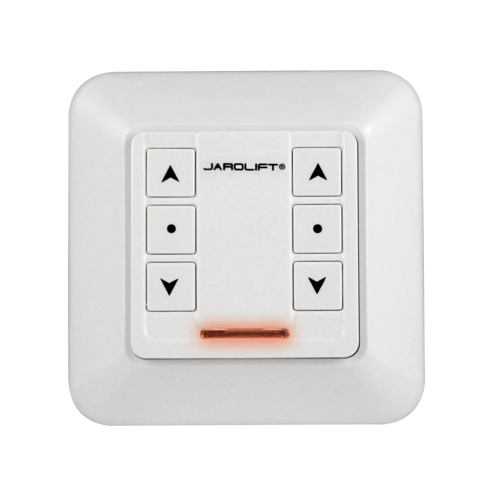 Funk-Wandsender mit Tasten zur Steuerung von Jalousien oder Rollläden