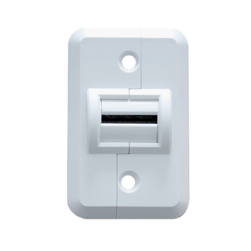 Energiespar-Gurtführung für Rollladenkasten, geeignet für 23 mm Gurtbreite, ohne Gurtwechsel