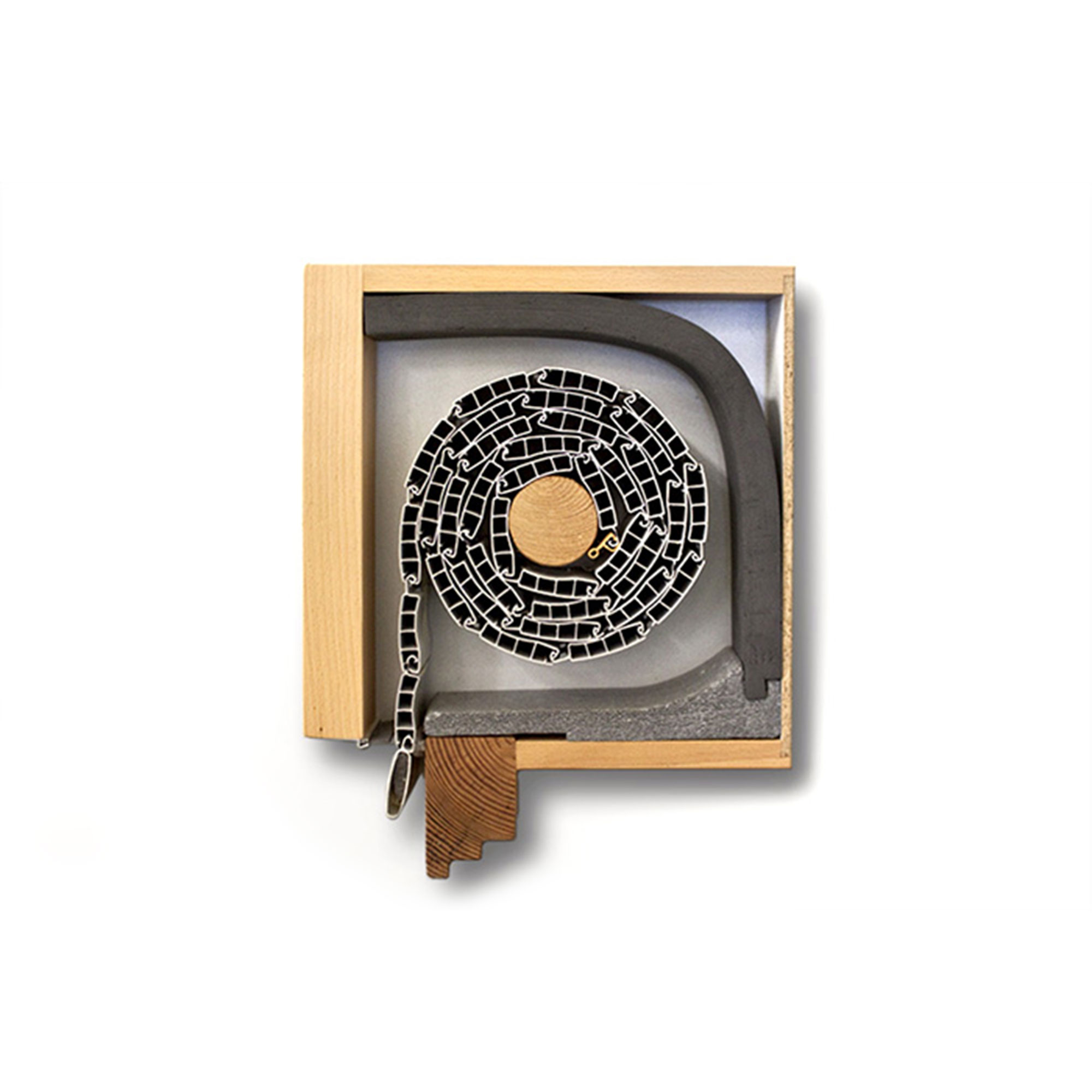 slider_image_0192760e75107c459065fd4a50e7daba Querschnitt eines Kombi-Flex PE-Systems mit Verschlussdeckel und Dämmung in Holzrahmen