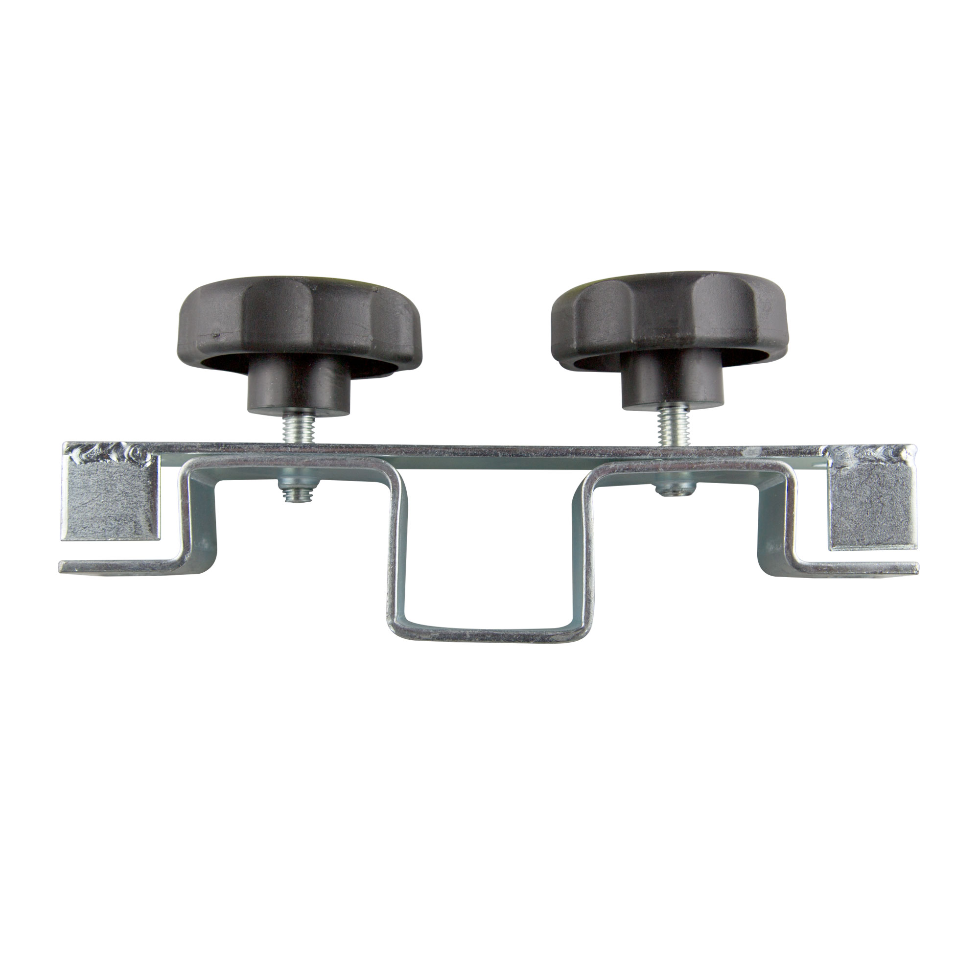 Verbindungselement für Faltpavillon mit zwei Drehknöpfen zur Befestigung