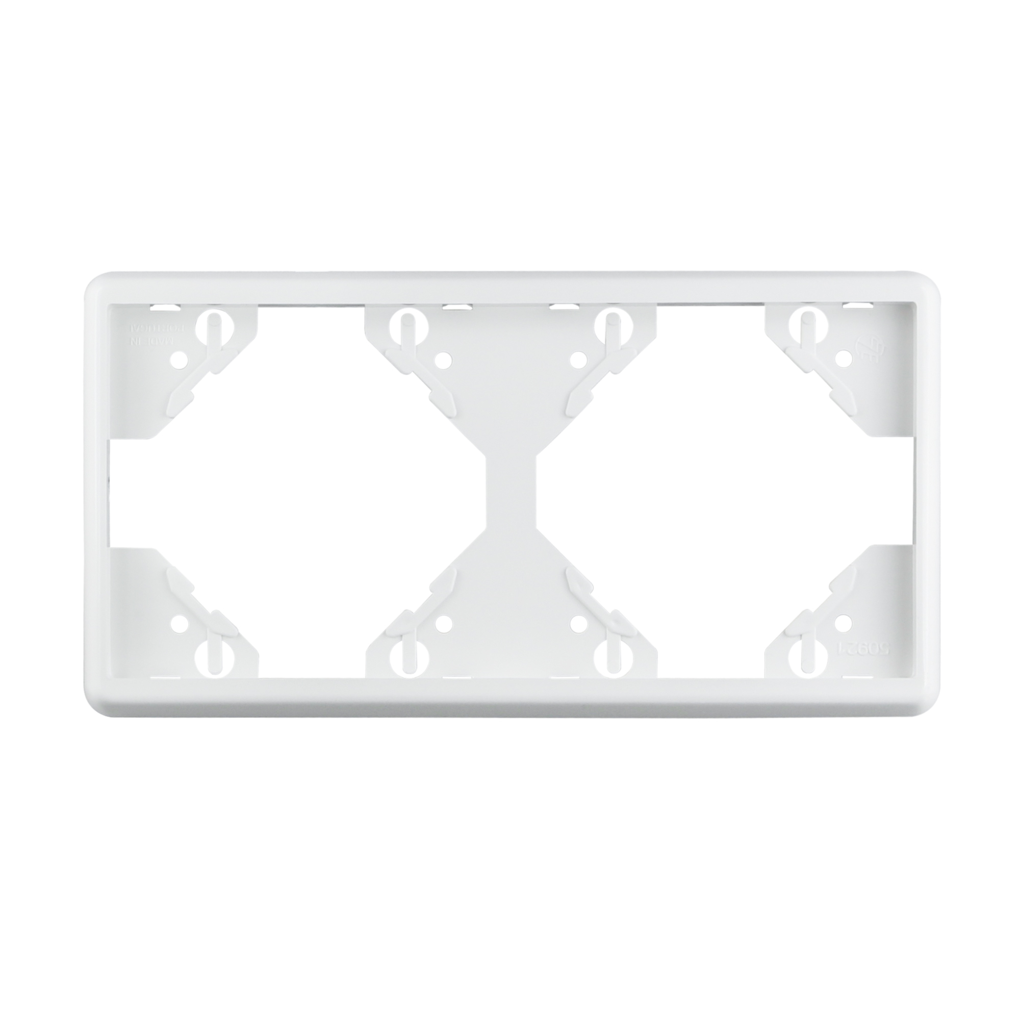 System JS1 Rahmen System | 2-fach waagerecht / weiß