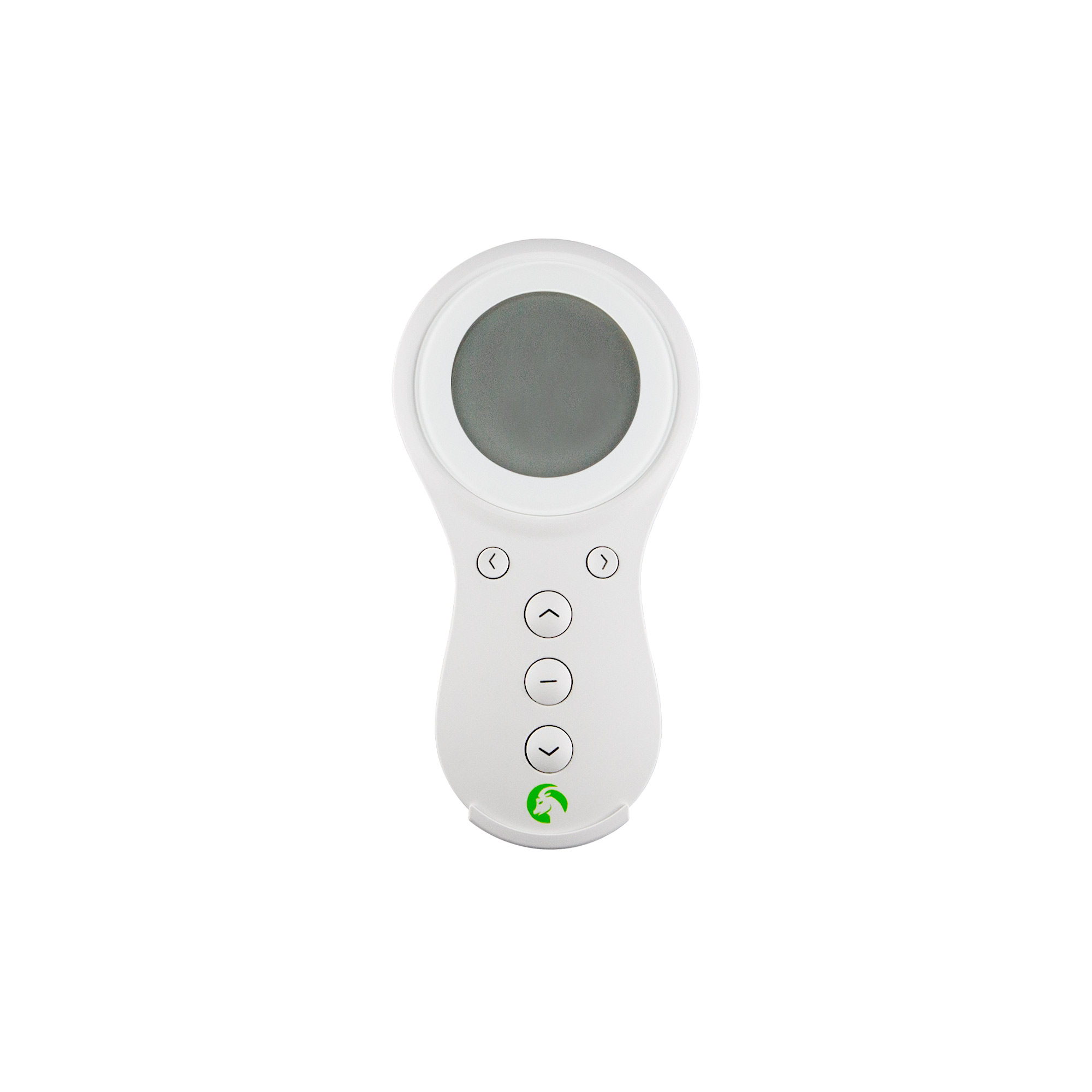 Handgerät mit Display und fünf Tasten zur Steuerung und Navigation
