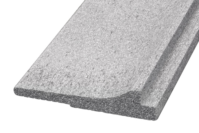 Isolierplatte für Rolladenkasten, rechteckig, mit Nut zur einfachen Montage und Wärmedämmung