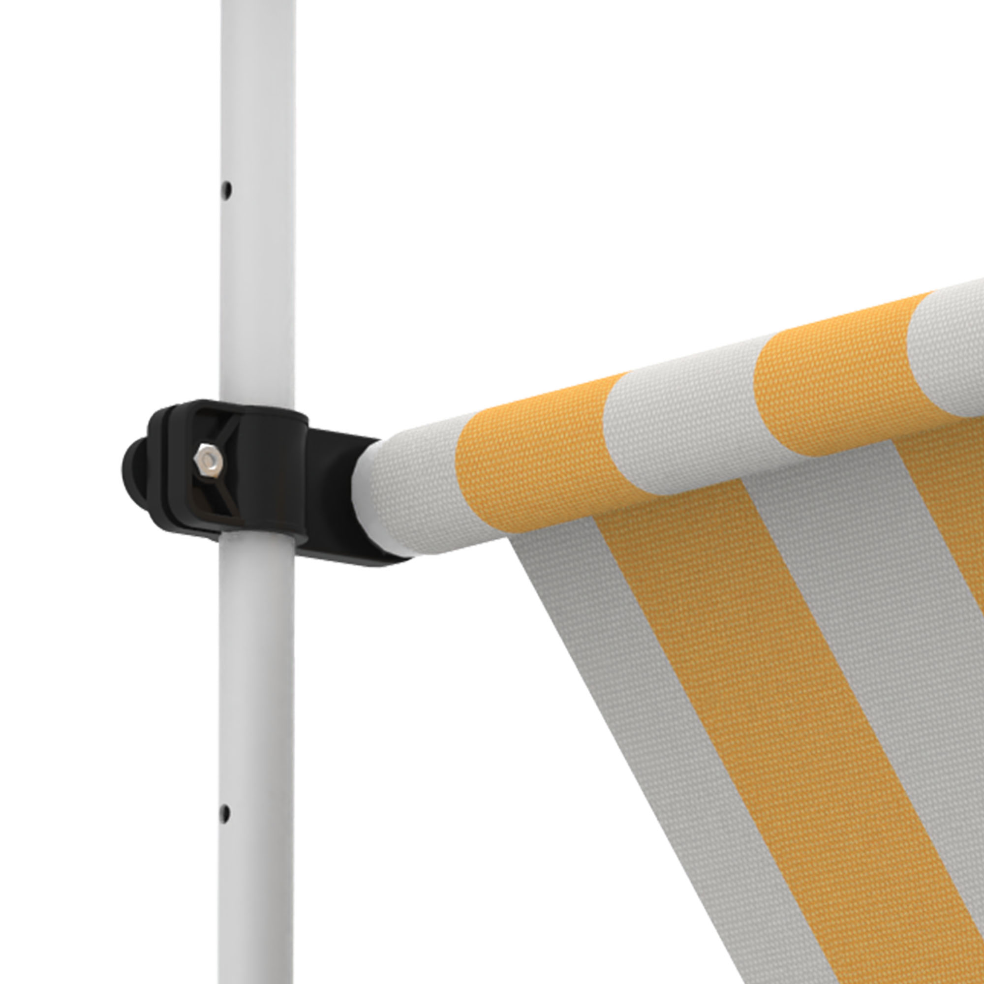 slider_image_01928abf255d7733801b43c8c3ff866e Klemmmarkise mit Halterung und Tuch, geeignet für Balkonmontage