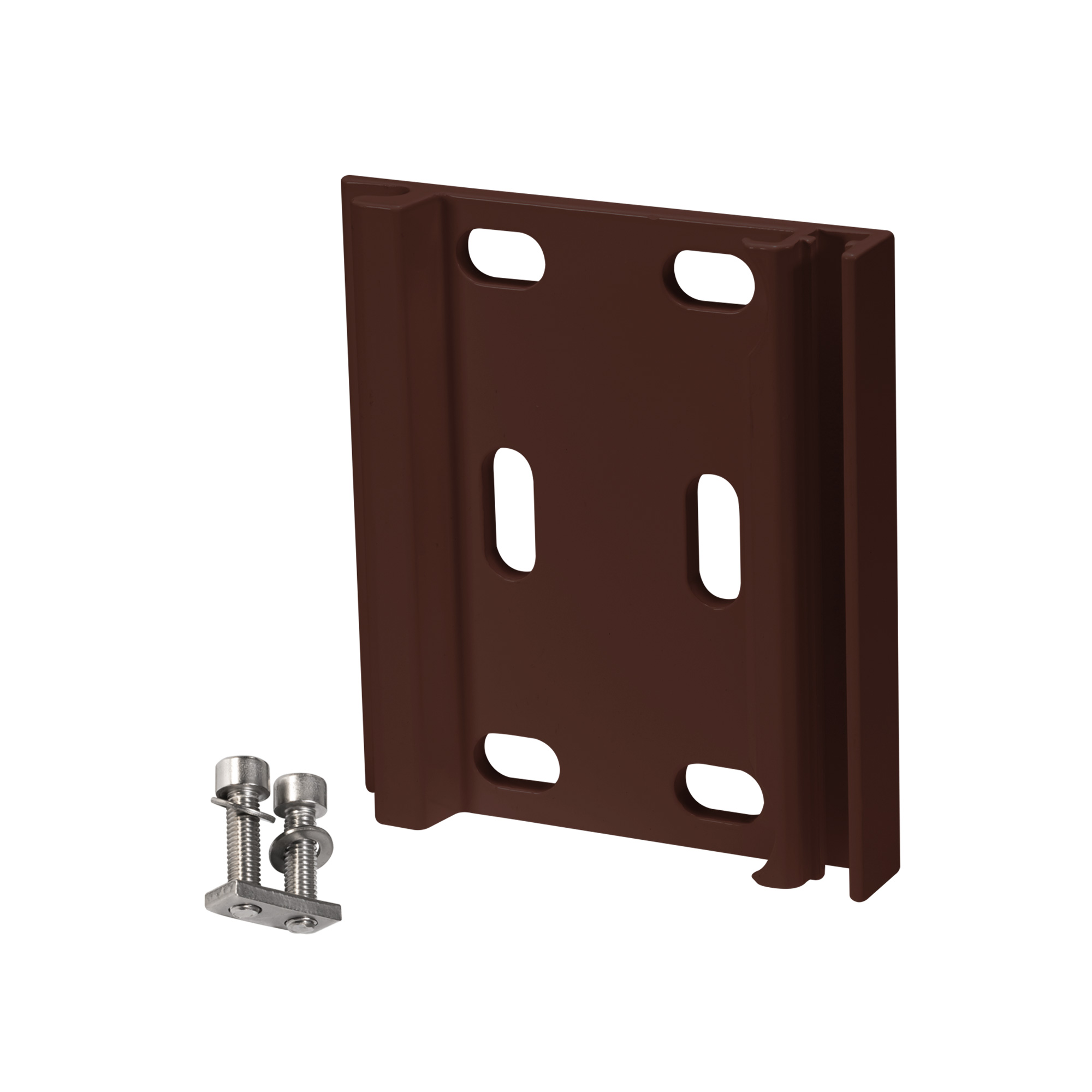 Halterung für Vollkassettenmarkise mit Schrauben zur Wand- oder Deckenmontage