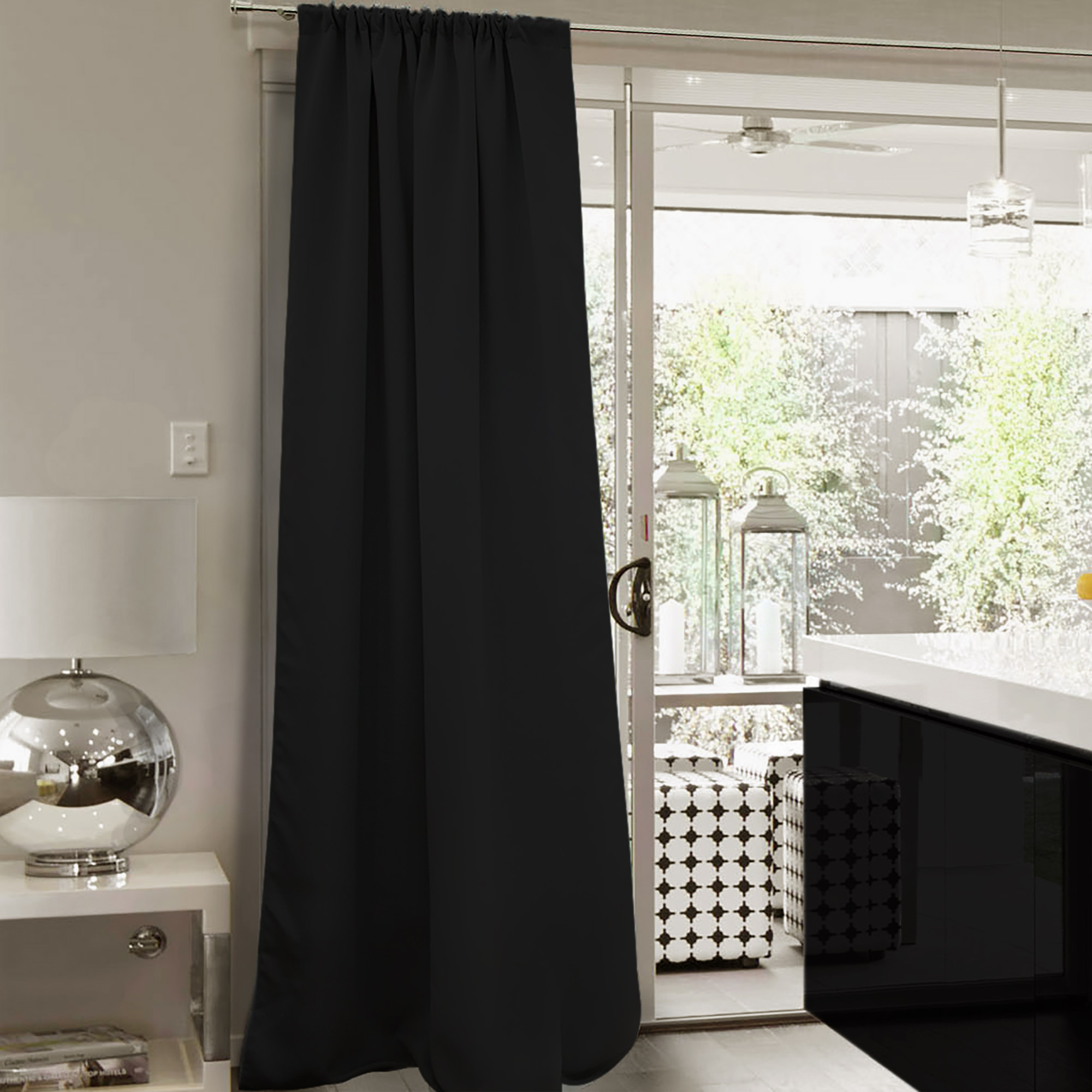 slider_image_bb0465b9ed0e407e9374b67ed71c5feb Vorhang mit Kräuselband an Terrassentür in moderner Küche