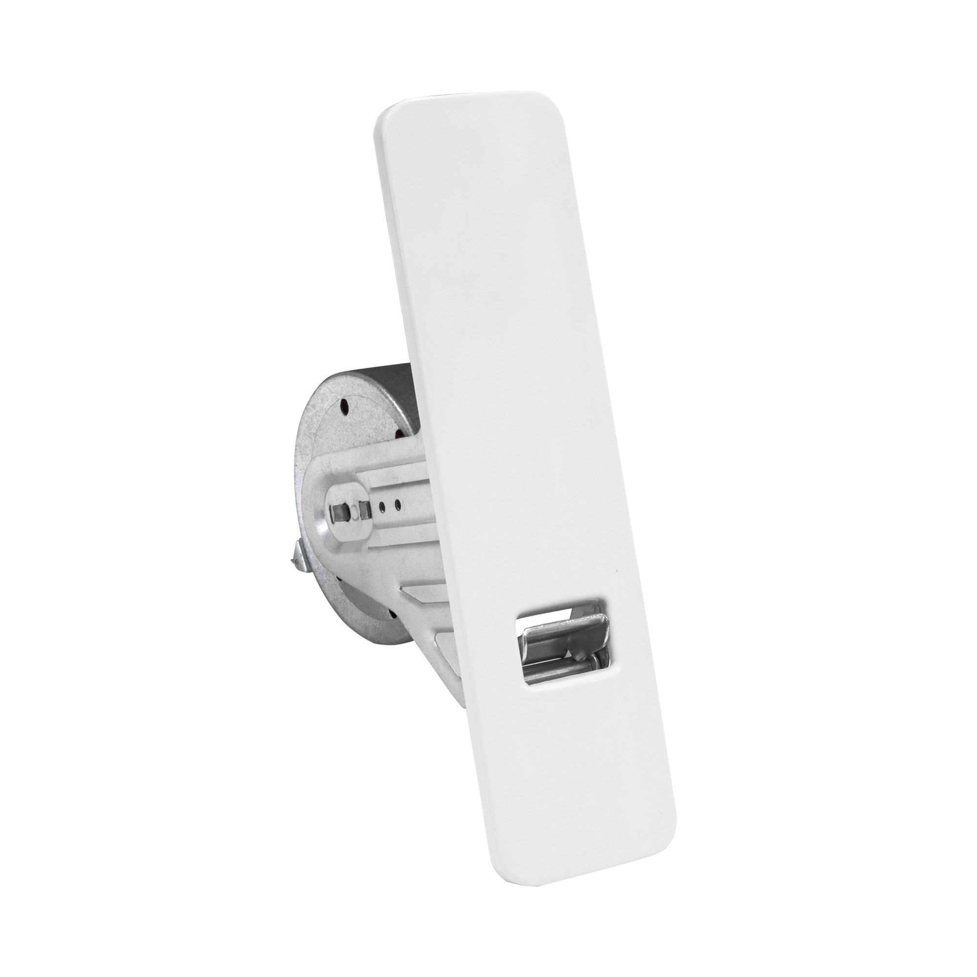 Einlass-Gurtwickler mit Clipsblende zur Befestigung an der Wand