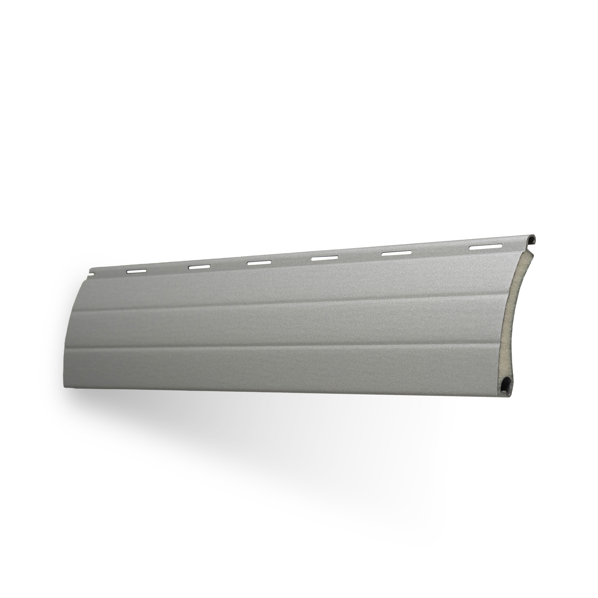 Lamellen-Muster für Rollladenpanzer nach Maß | Aluminium / PA39 / 01 silber