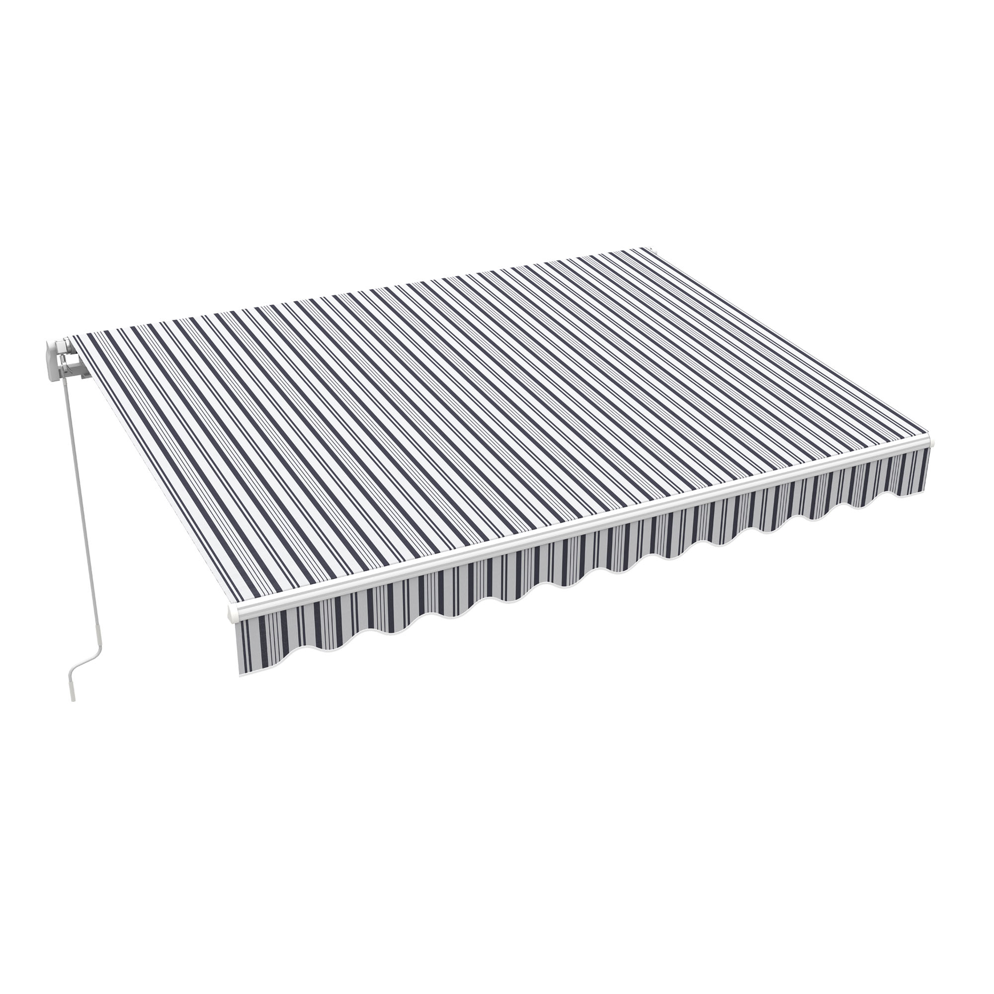 slider_image_01928fd43b337674bd8c6075b0850f75 Gelenkarmmarkise Basic 2000 mit ausfahrbarem Tuch und Wandhalterung