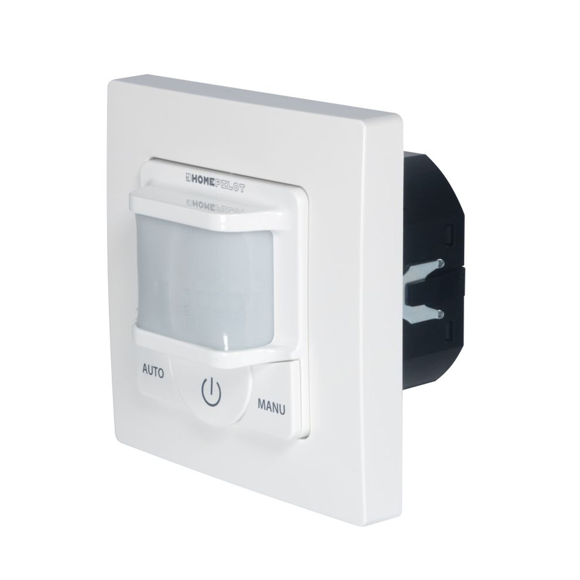 Smart Bewegungsmelder mit Auto- und Manu-Modus, rechteckiges Design, Wandmontage geeignet