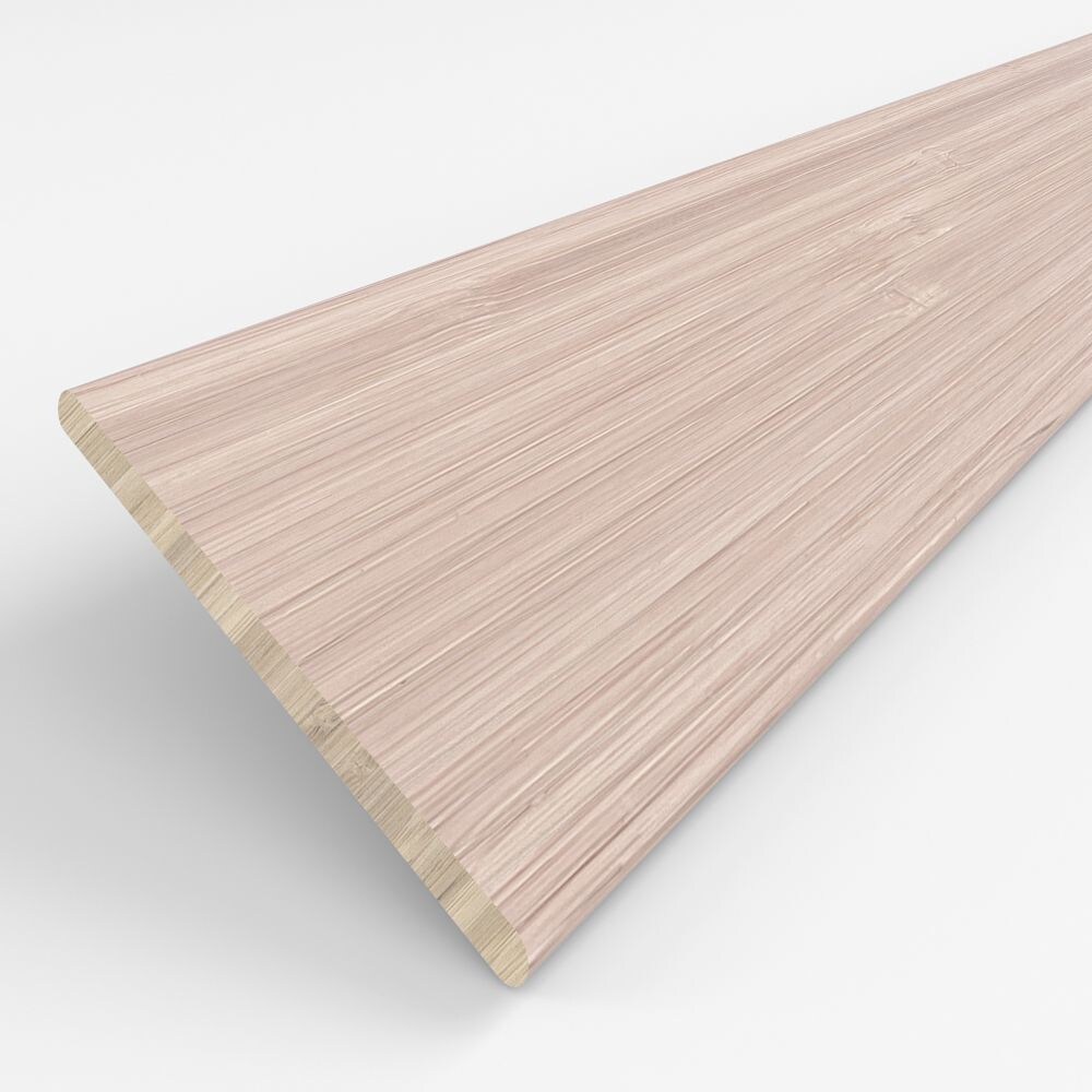 Lamellen-Muster für maßgefertigte Holz-Jalousie, zeigt Struktur und Aufbau der Lamelle