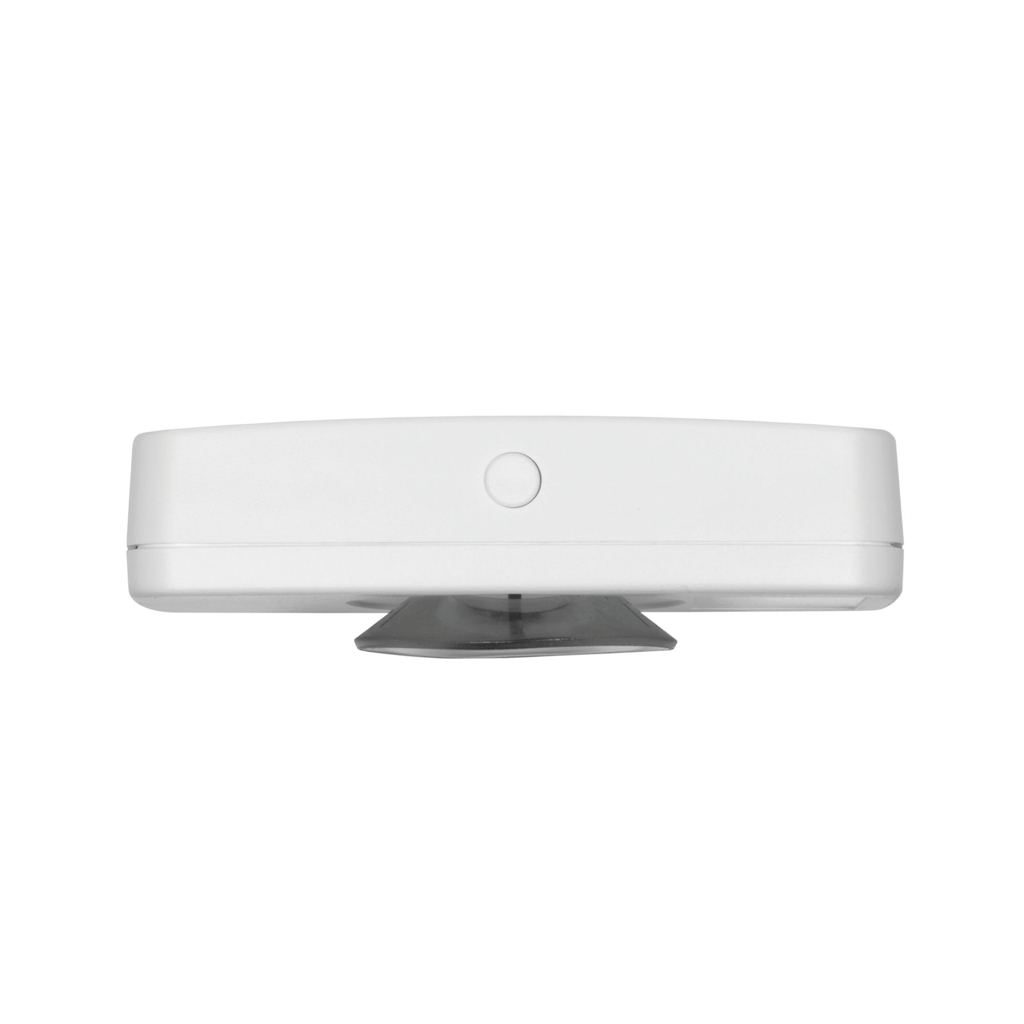 Sonnensensor mit flachem Gehäuse und zentralem Knopf zur Lichtmessung