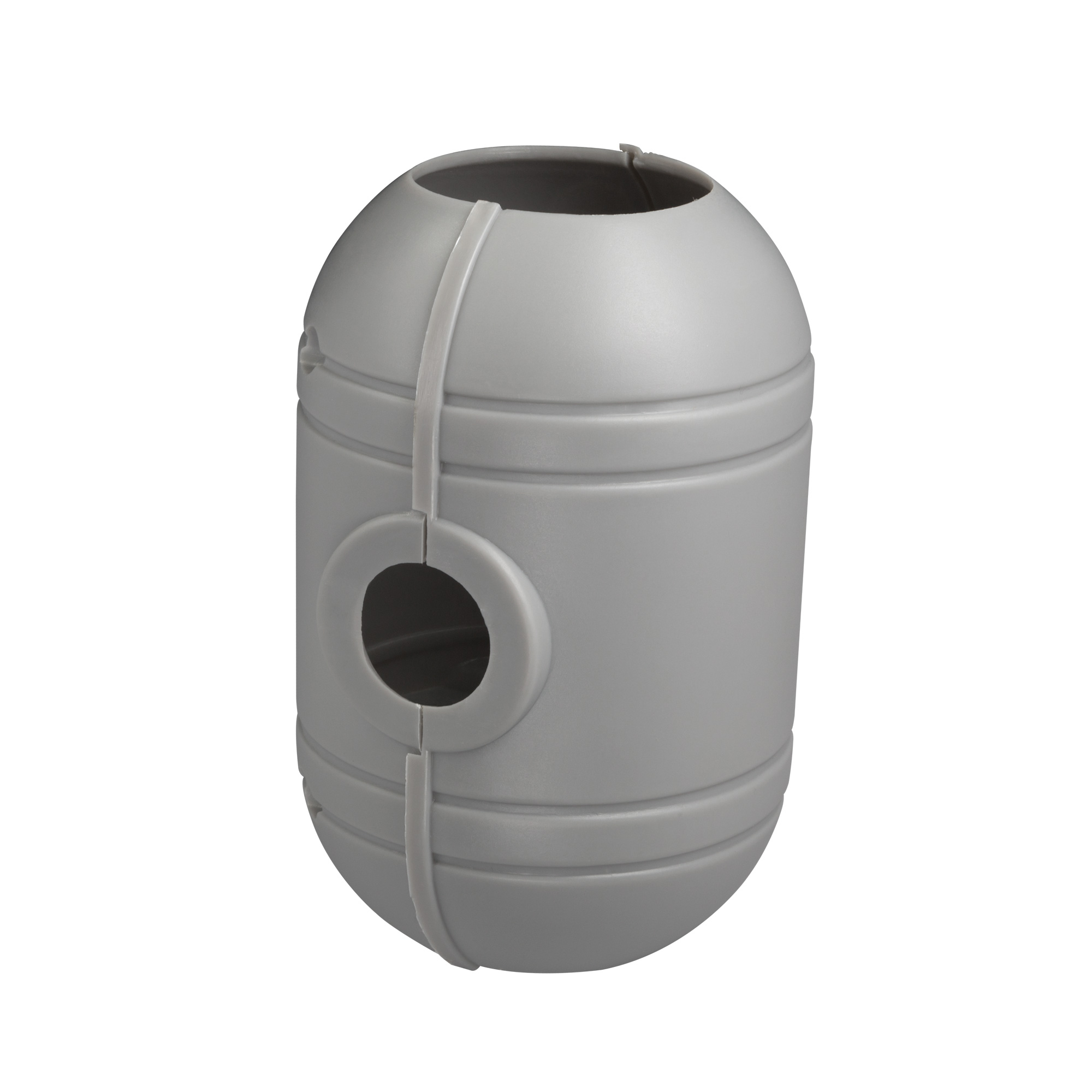 Kurbelgehäuse für Sonnenschirm, zylindrische Form mit Öffnung und Rillenstruktur