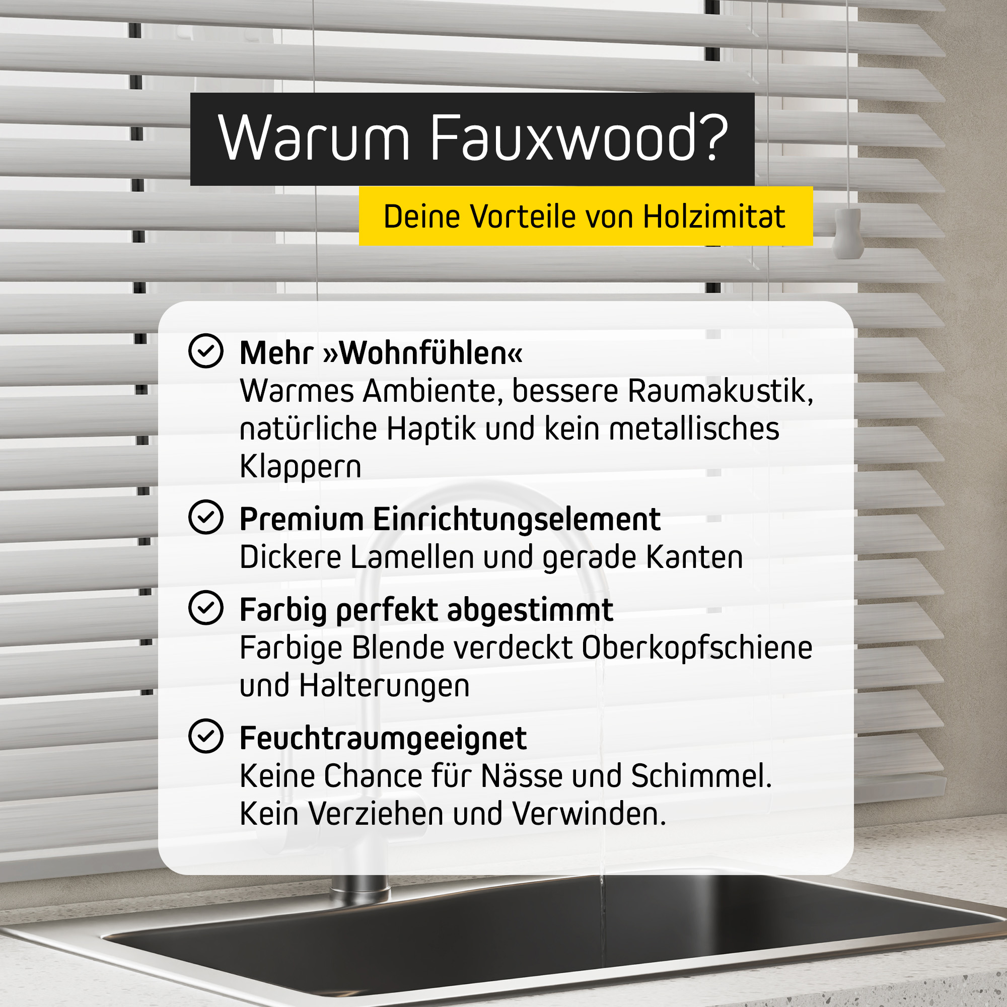 slider_image_019710b3de57796c8484f308aae534f1 Jalousie in Holzoptik mit Lamellen, geeignet für Feuchträume, bietet verbessertes Raumgefühl