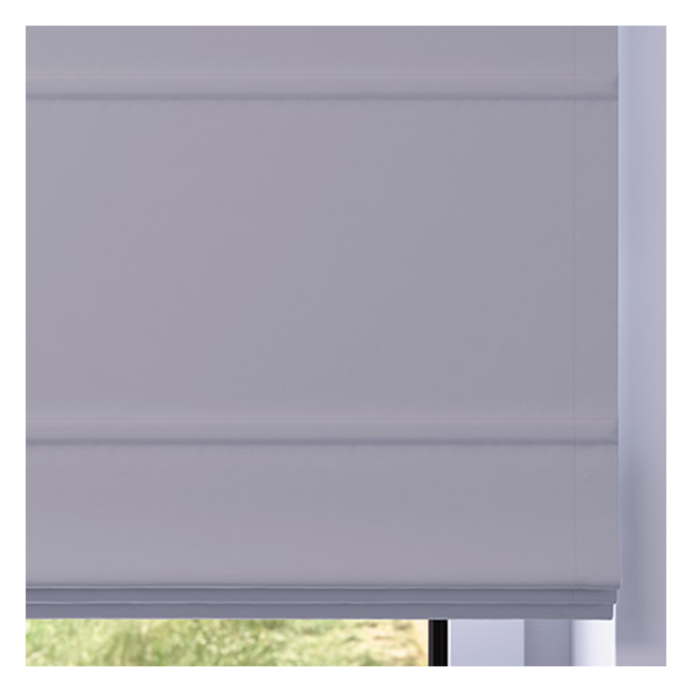 Stoffmuster für Raffrollo nach Maß | 02 grau / vollverdunkelnd / Sicilia
