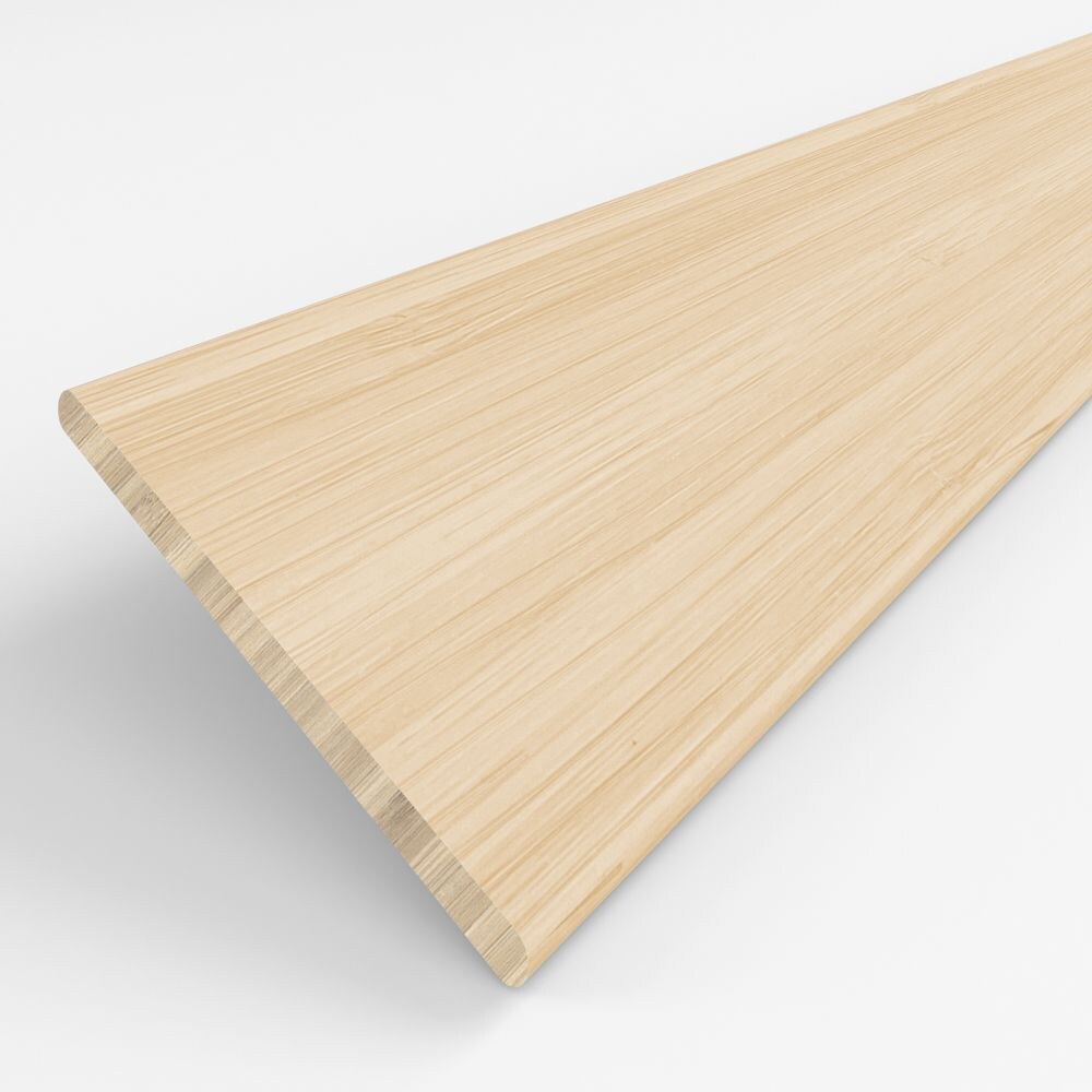 Lamellen-Muster für maßgefertigte Holz-Jalousie, zeigt Struktur und Aufbau der Lamelle