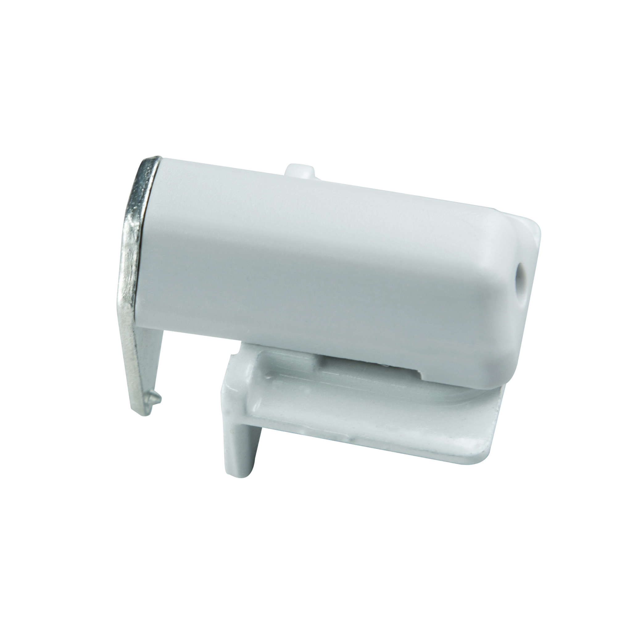 slider_image_ Klemmträger mit Schraube für Spannschuh, rechteckige Form, Metall- und Kunststoffteile