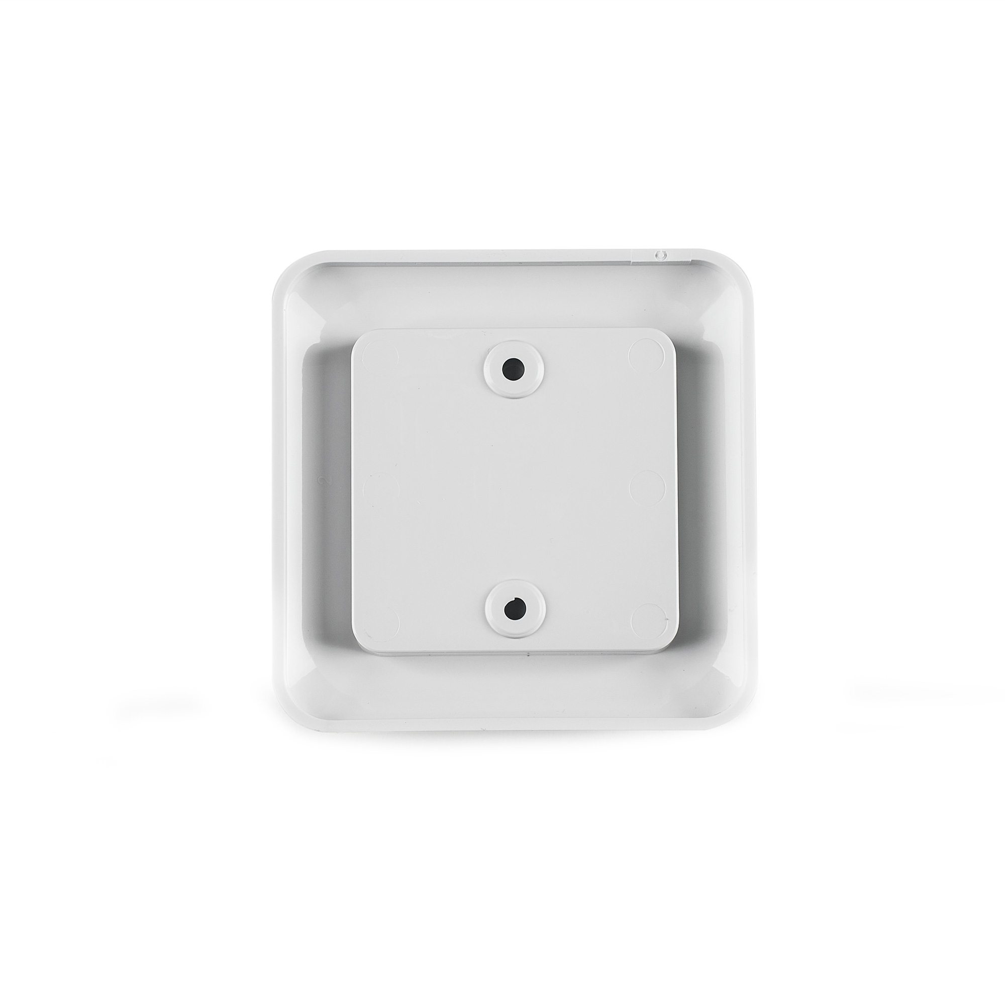 Funk-Wandsender TDRC mit rechteckiger Form und zwei zentralen Befestigungspunkten