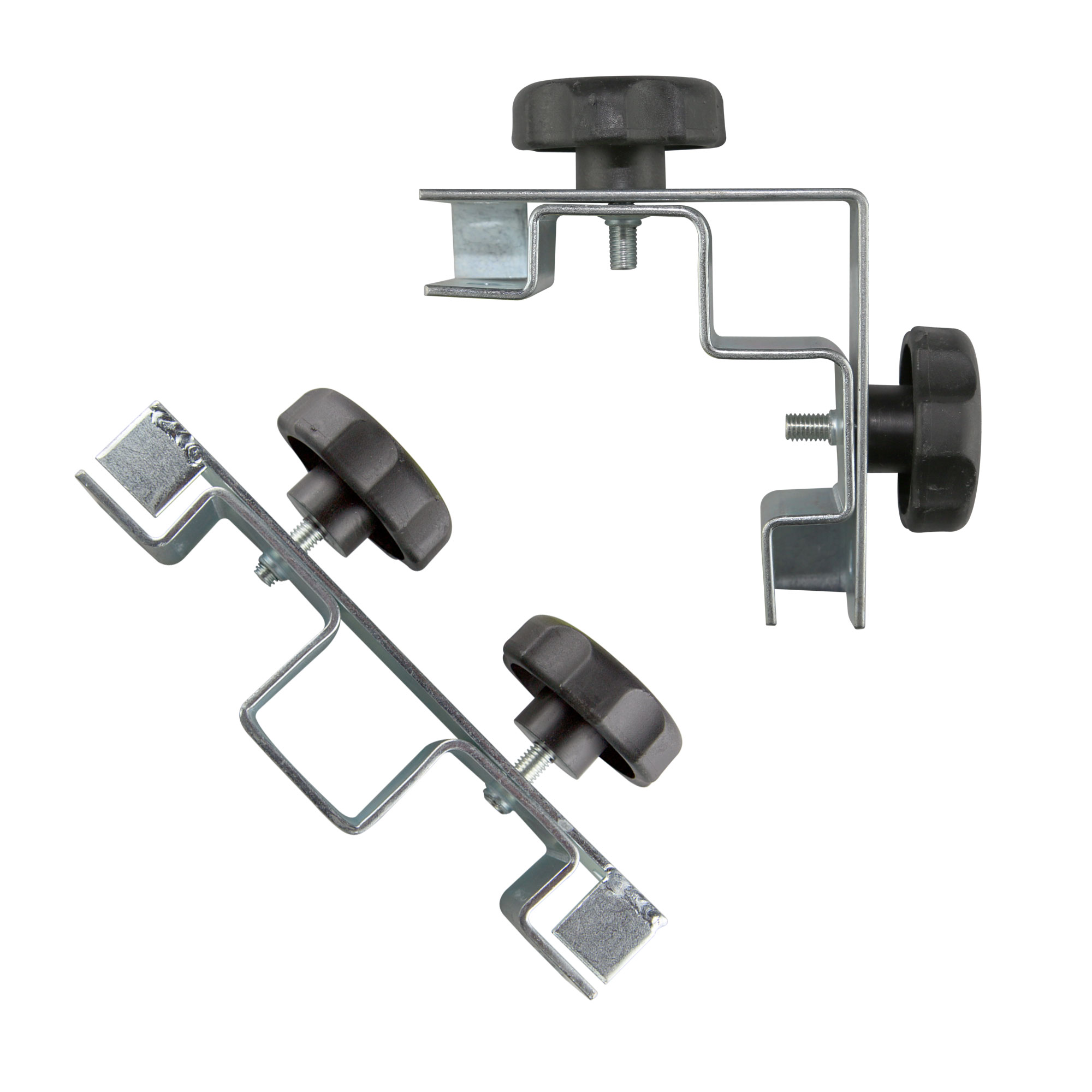 Verbindungselement für Faltpavillon mit zwei Drehknöpfen zur Befestigung