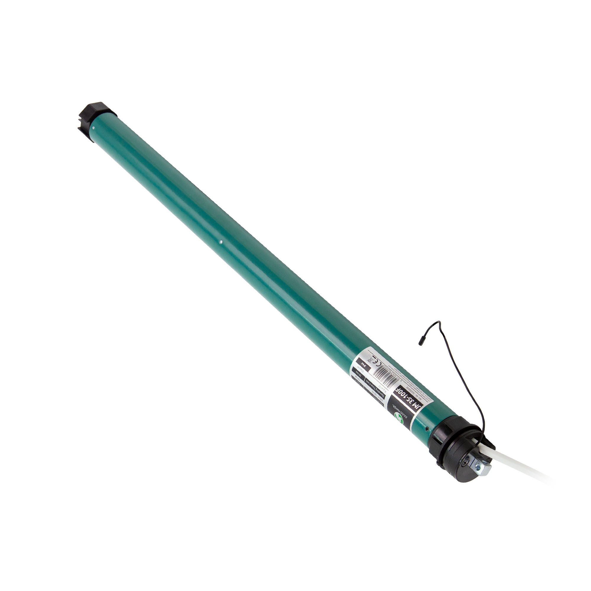 Funk-Rollladenmotor in zylindrischer Form mit Kabel und Anschluss für elektrische Steuerung