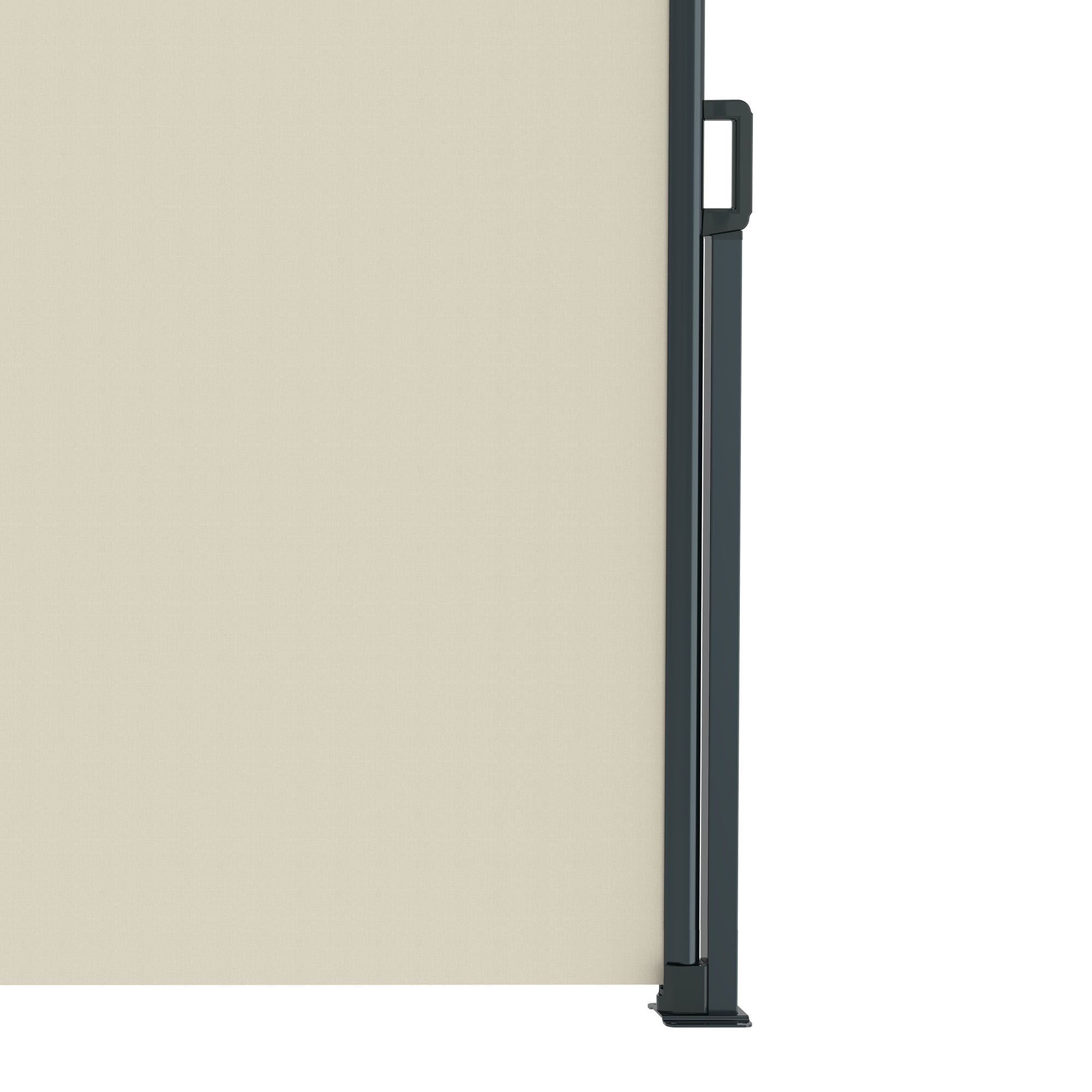 slider_image_f955e3b606c147c0acbc7dc15d36c090 Seitenzugmarkise mit vertikaler Halterung und ausziehbarem Sichtschutz für Außenbereich