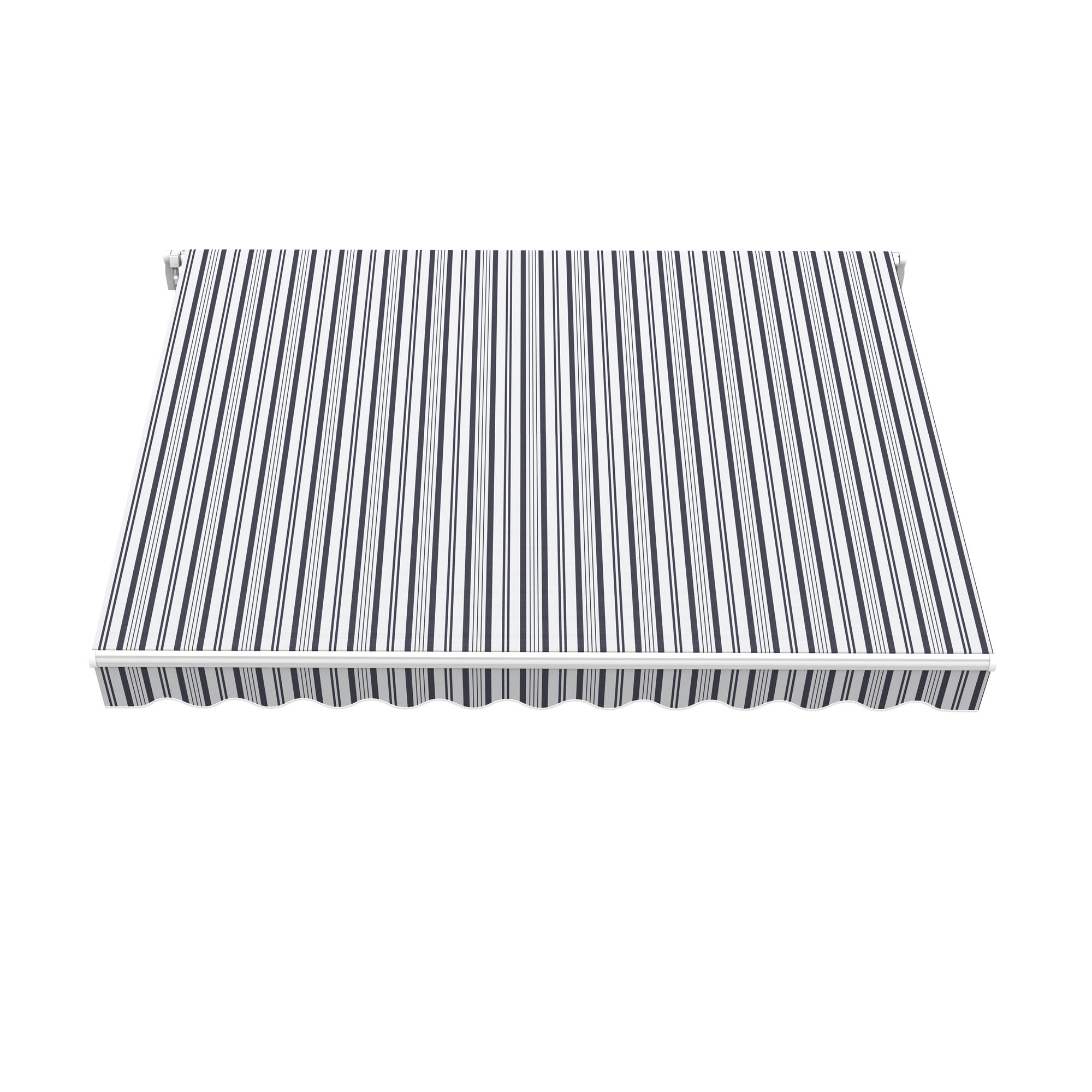 slider_image_01928fd43b337674bd8c6076f5d3c445 Markise mit Streifenmuster, rechteckige Form, für Sonnenschutz und Wetterschutz geeignet