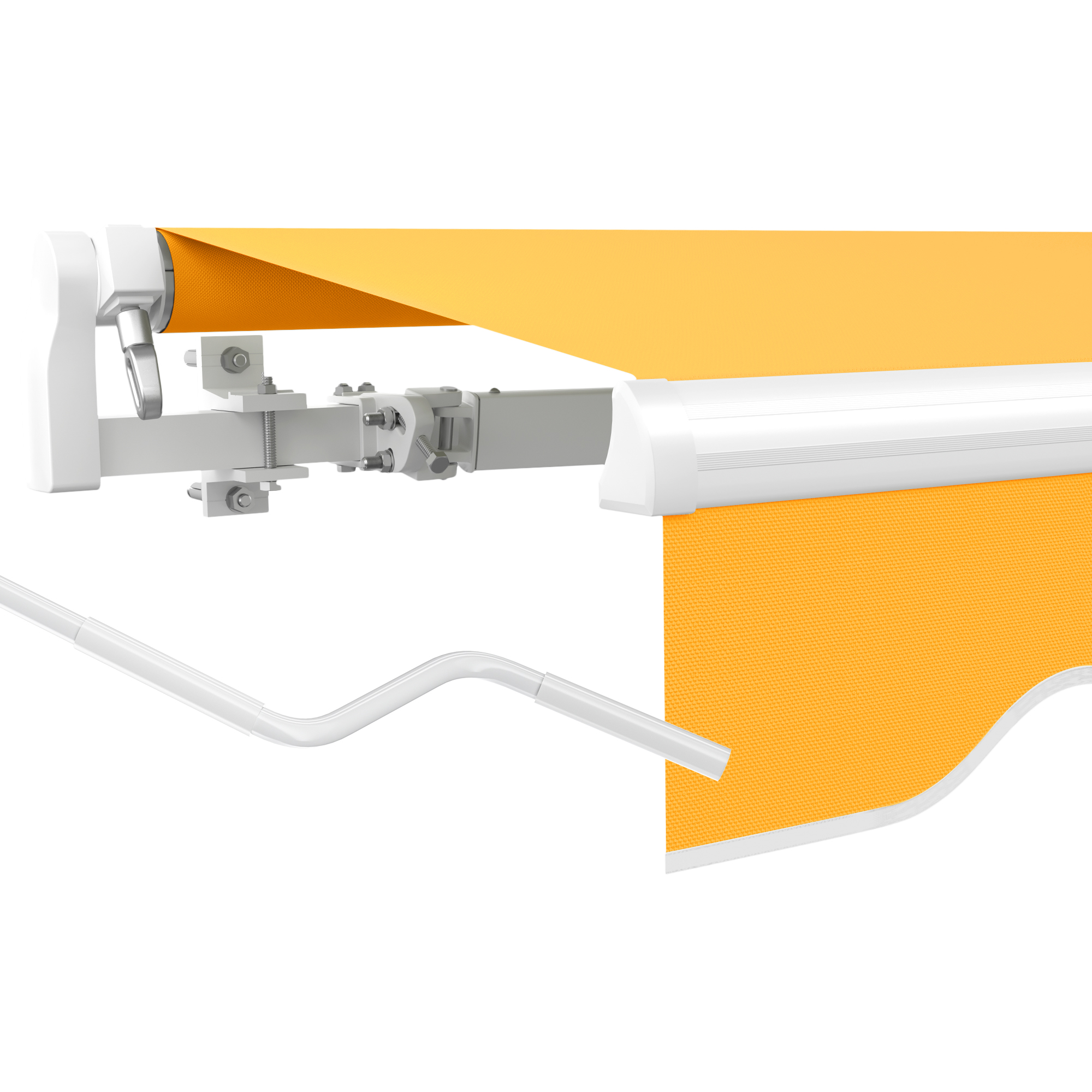 slider_image_01928fc5938870eea543e99e79bf50f2 Markise mit mechanischem Auszug und gestreiftem Tuch, geeignet für Außenbereiche