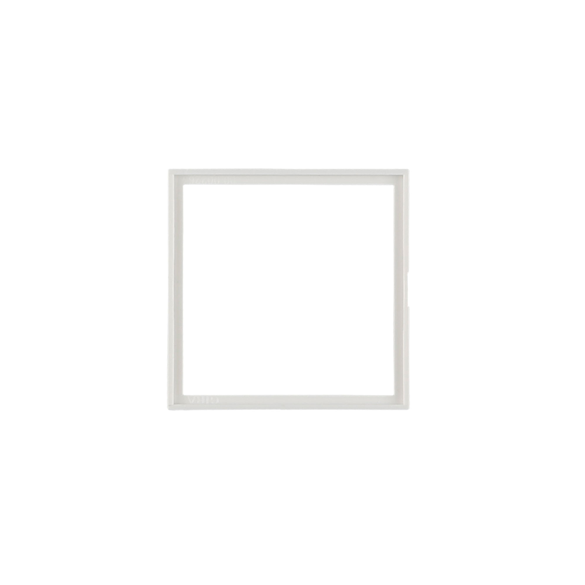 Quadratischer Zwischenrahmen für Steckdosen oder Schalter, schlichtes Design
