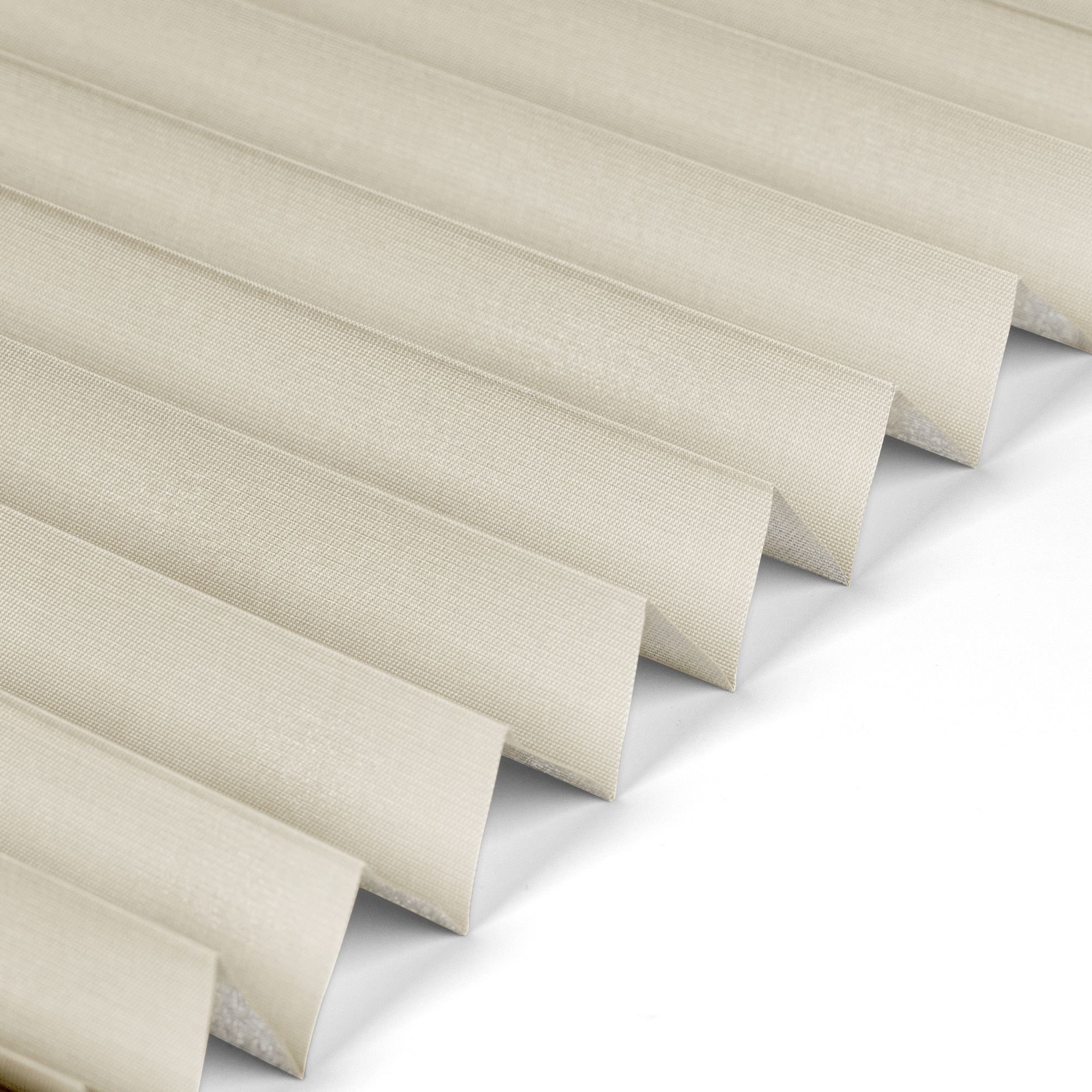 Stoffmuster für Plissee nach Maß | R201T beige, verdunkelnd, Thermo-ReTex
