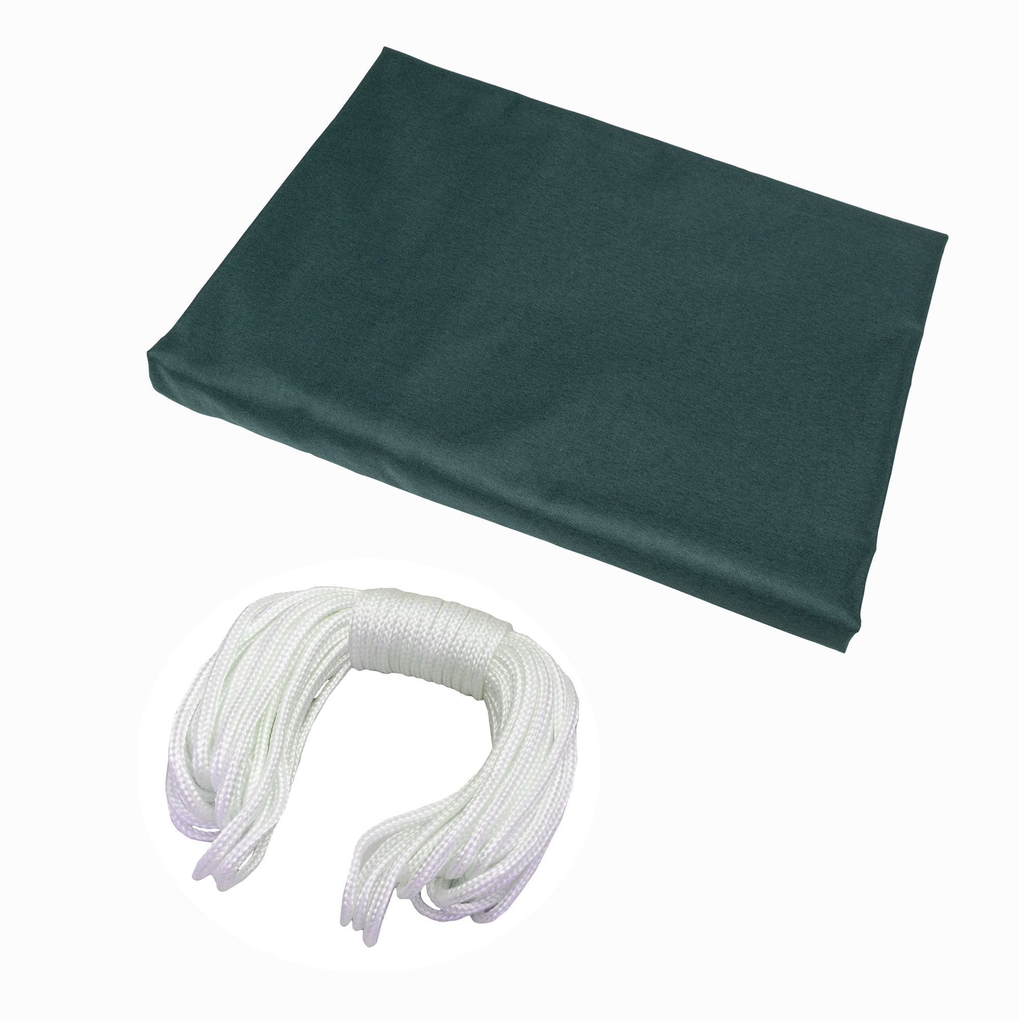 Balkonbespannung aus Polyester mit Seil zur Befestigung