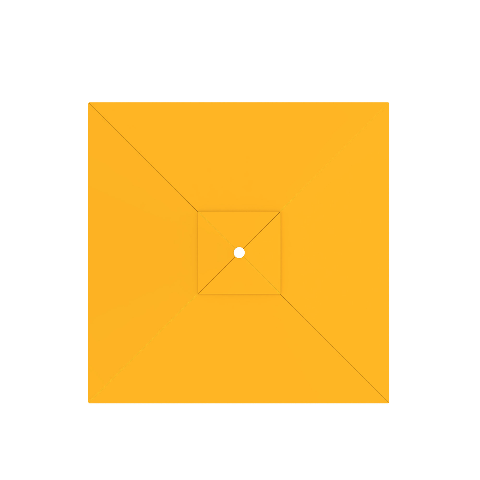 slider_image_441f87fcb91d49cab26e53c49b75a8df Quadratischer Sonnenschirm von oben, symmetrisches Design mit zentralem Punkt