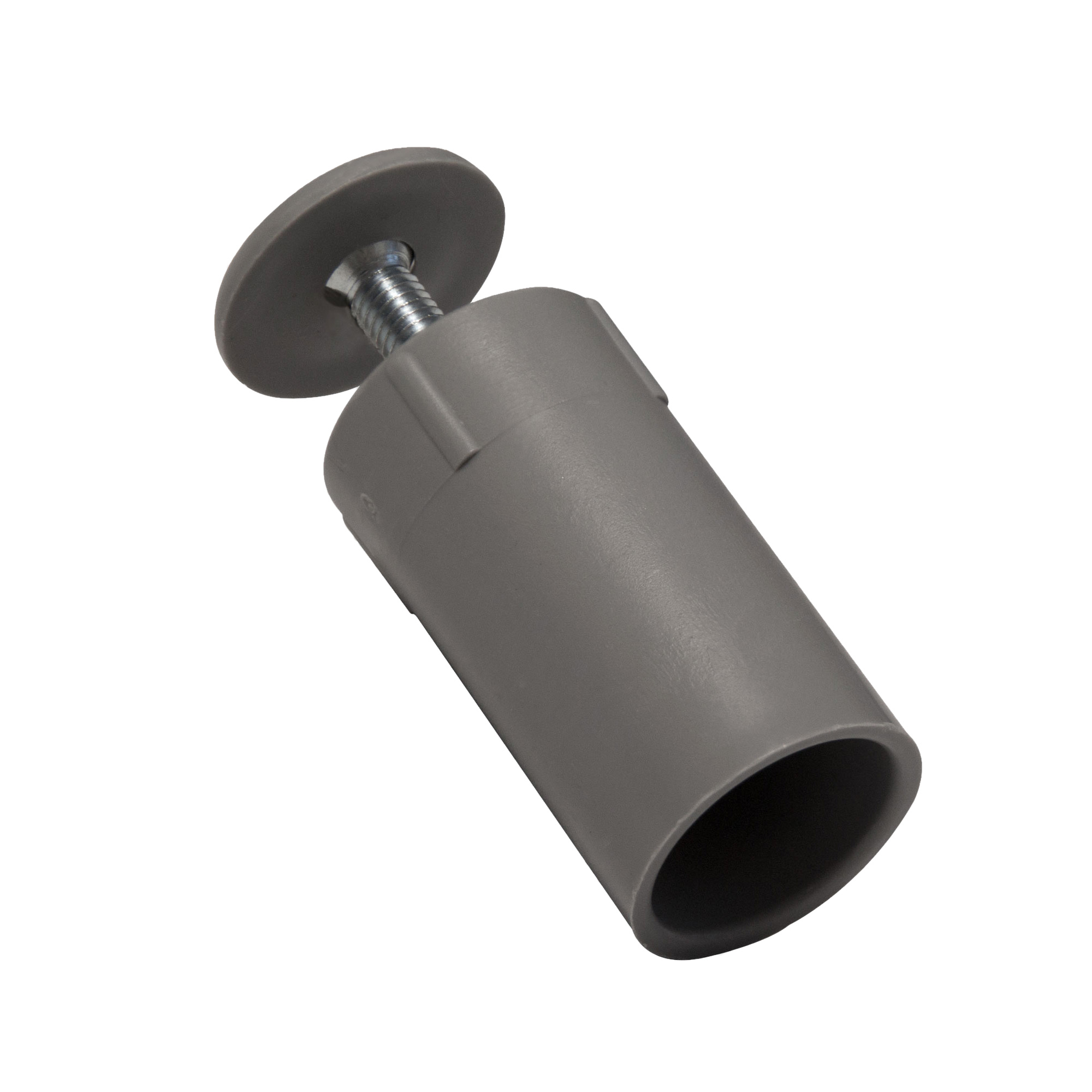 Anschlagstopper für Rollladenendleiste | 40 mm Länge, grau