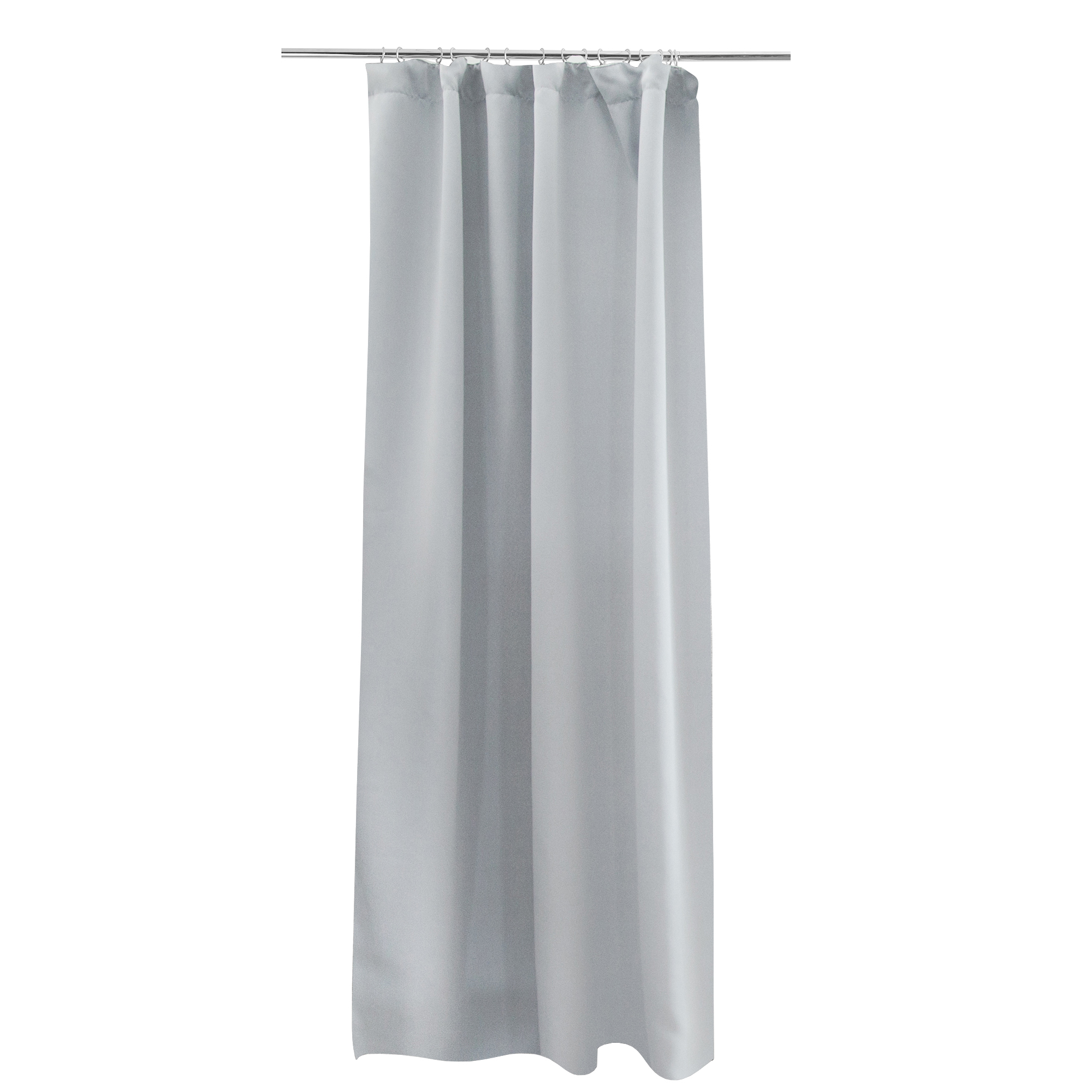 Ausschnitt eines Vorhangs mit Kräuselband, strukturiertes Material