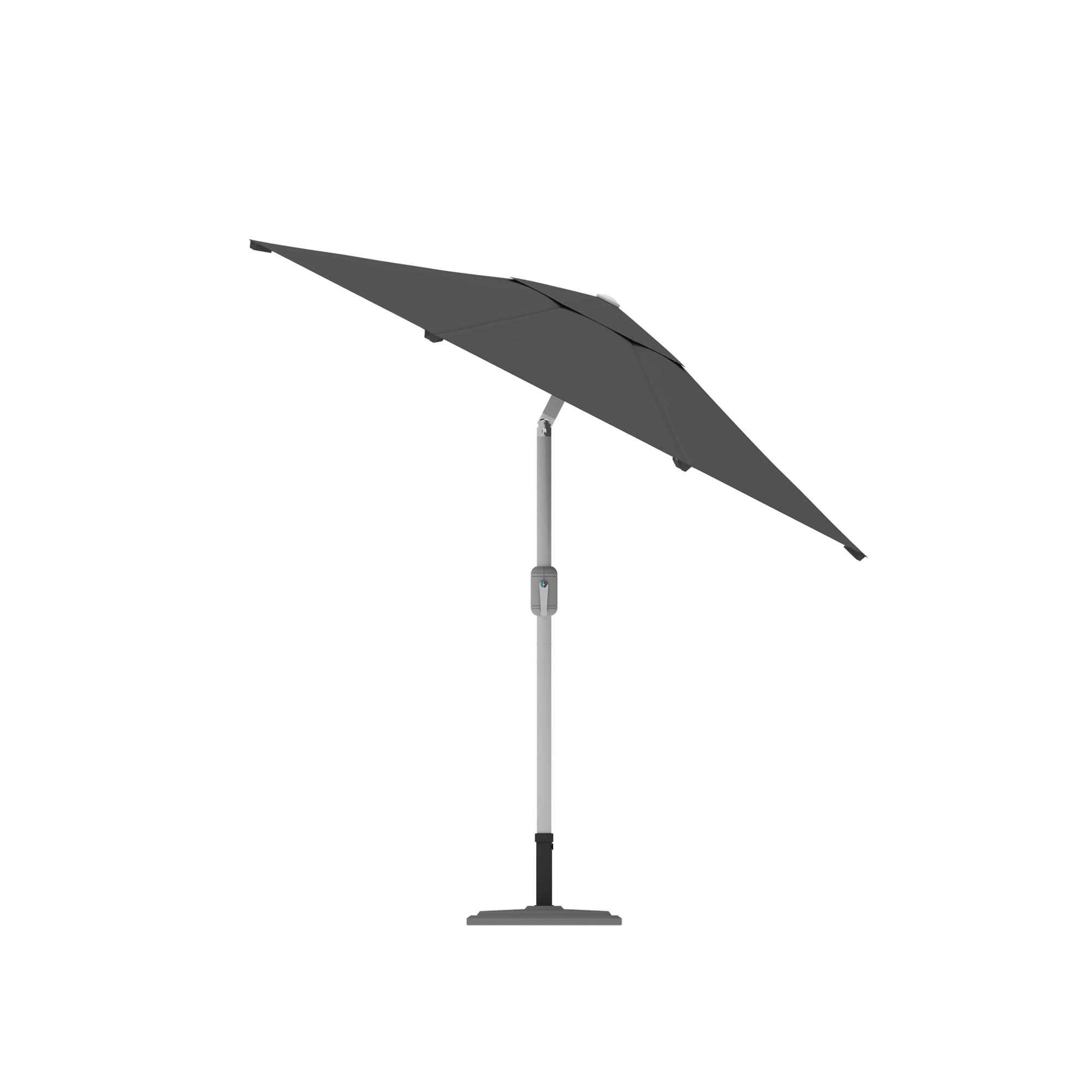 slider_image_a4bb71f38198410f89952ac963de5e4d Freistehender Sonnenschirm mit verstellbarem Gestell und rundem Schirm