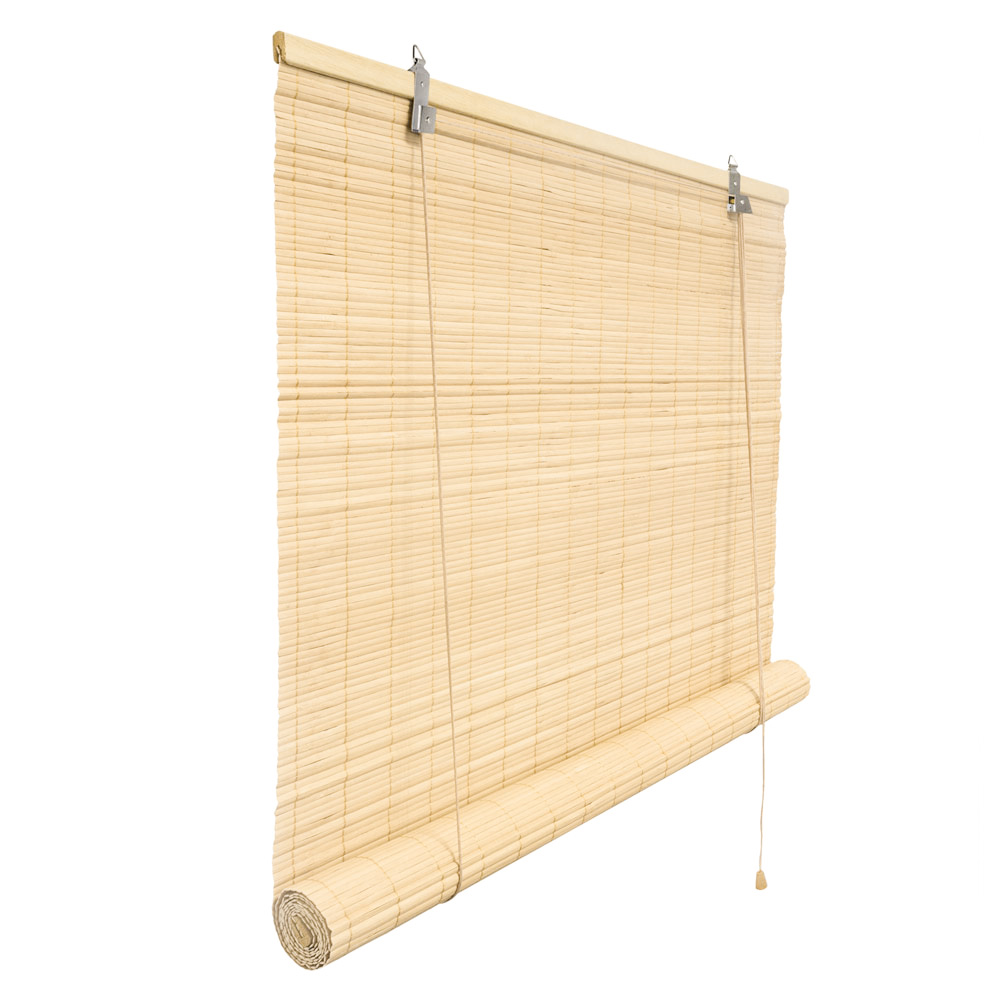 slider_image_d4076a90c21d45b590521c8992c19df5 Bambusrollo mit Aufhängung und Zugkordel, teilweise aufgerollt