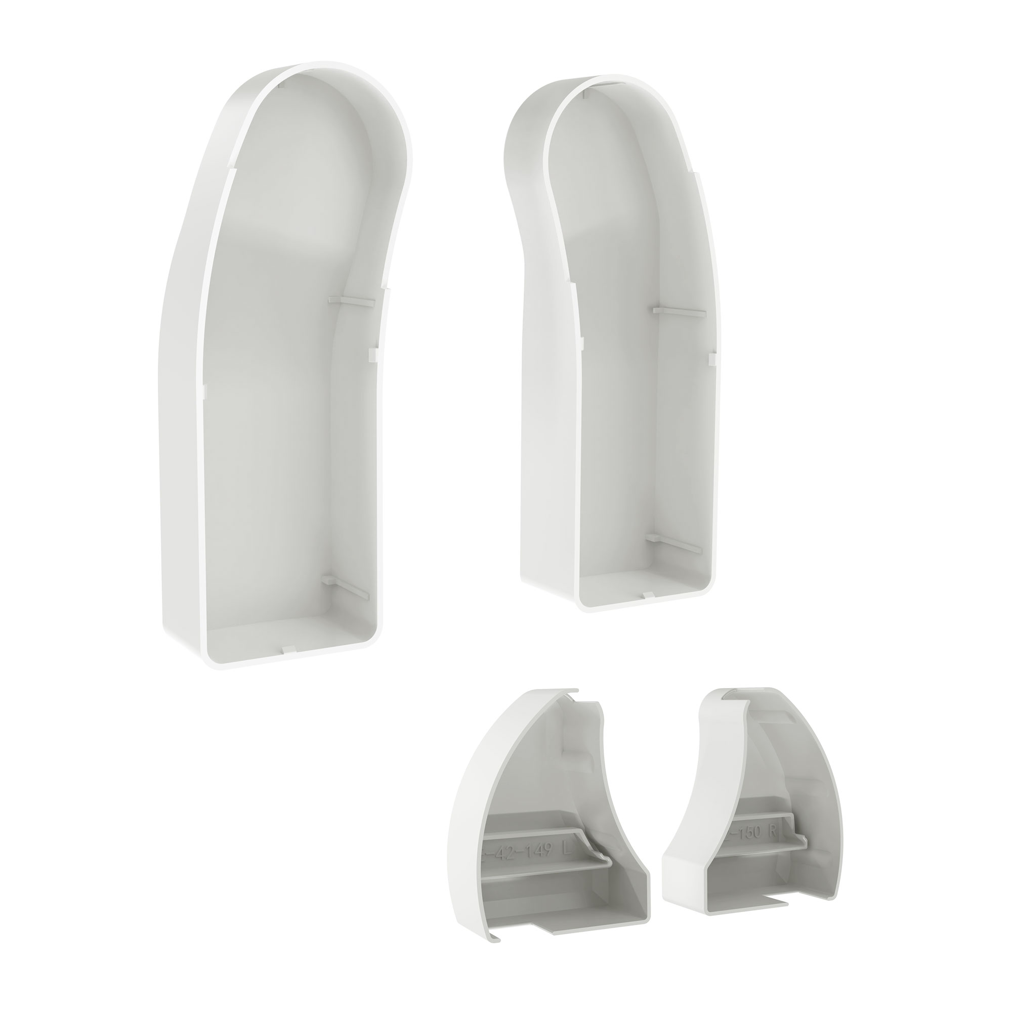 Endkappenausfallprofile und Endkappen für Gelenkarmmarkise Basic 2000