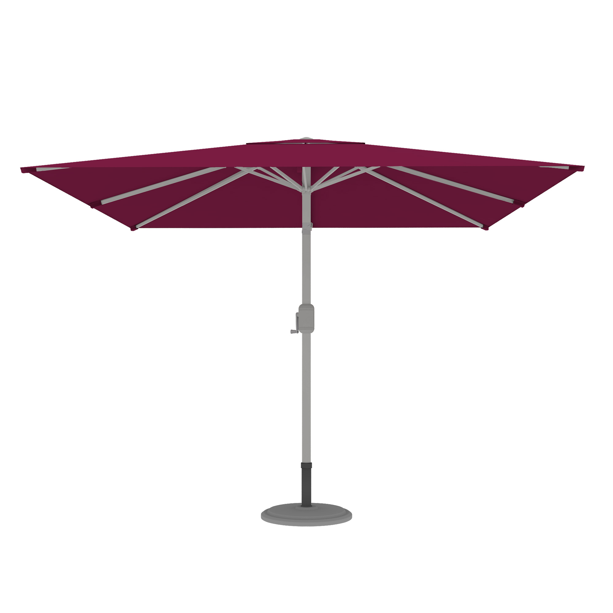 slider_image_5546909f5ddd48ad93b34c6d3ed3839a Moderner Sonnenschirm mit zentralem Mast und Kurbelmechanismus