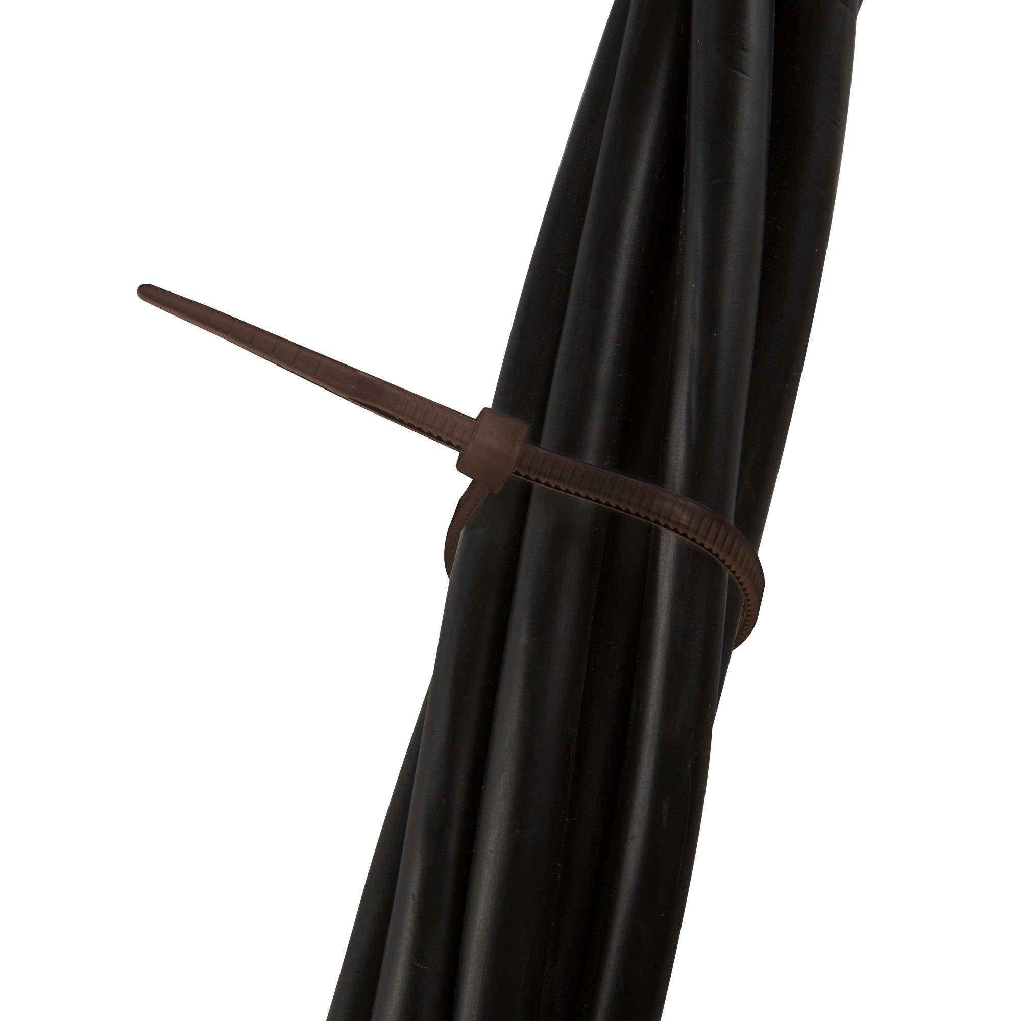 Kabelbinder sichert mehrere Kabel zusammen