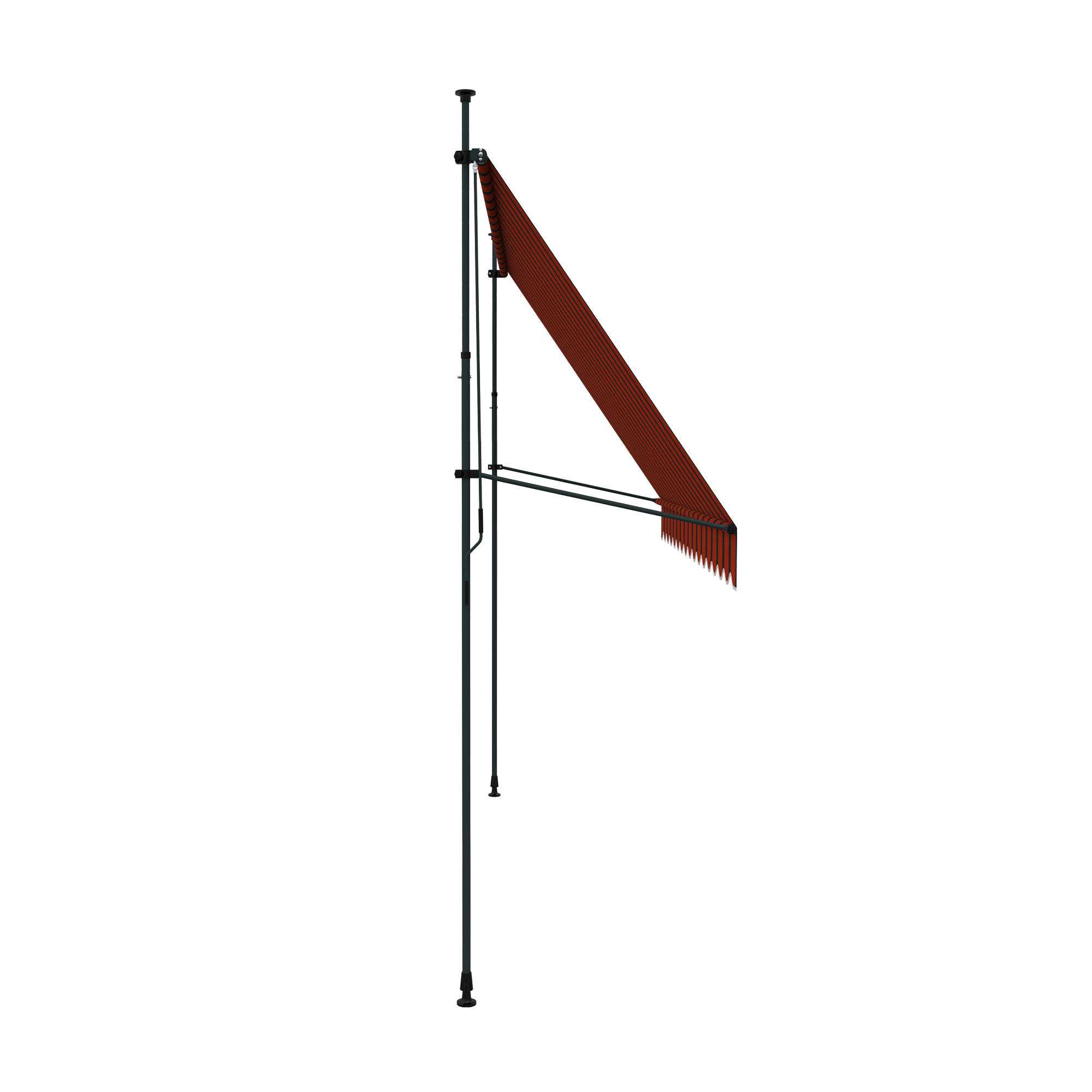 slider_image_01928ab49df37f5e9fd72e6978ef6faf Klemm- und Balkonmarkise mit verstellbarem Gestell und Stoffüberdachung