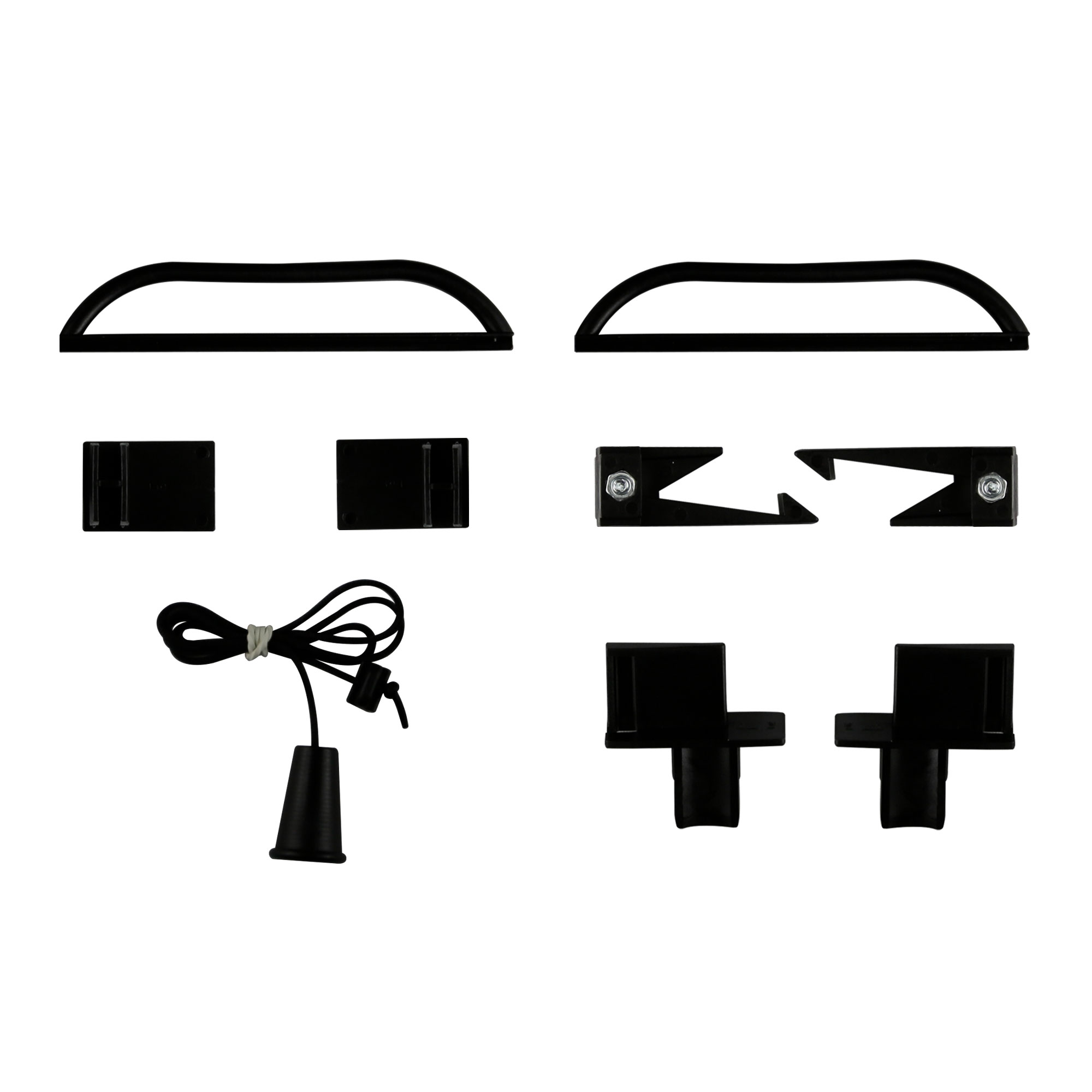 Ersatzteil-Set für Insektenschutzrollos mit Griffen, Halterungen und Schnur