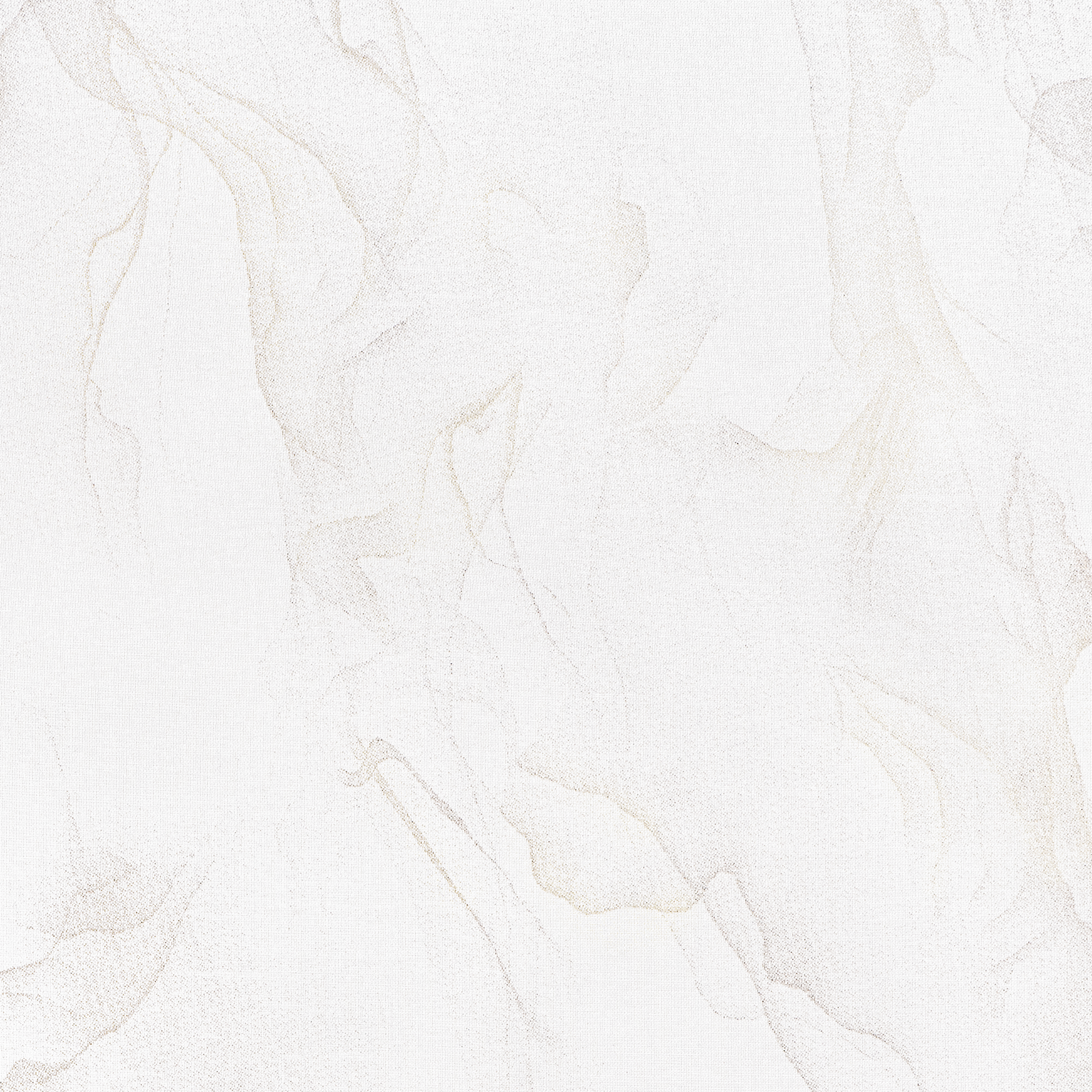 Stoffmuster für Vorhänge nach Maß | 1 gold-weiß / halbtransparent / Print