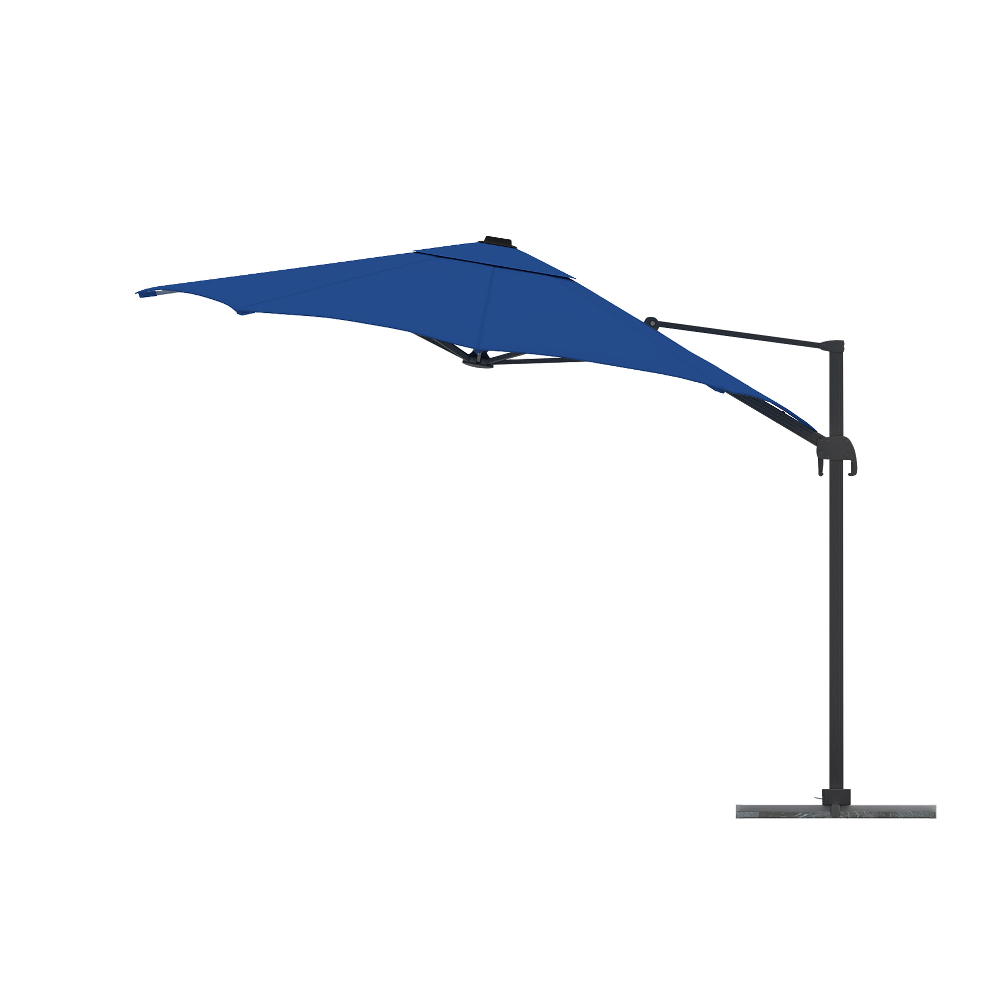 slider_image_2154c21e3bb743d586e7720dece01413 Freistehender Ampelschirm mit seitlichem Ständer und schwenkbarem Schirmdach