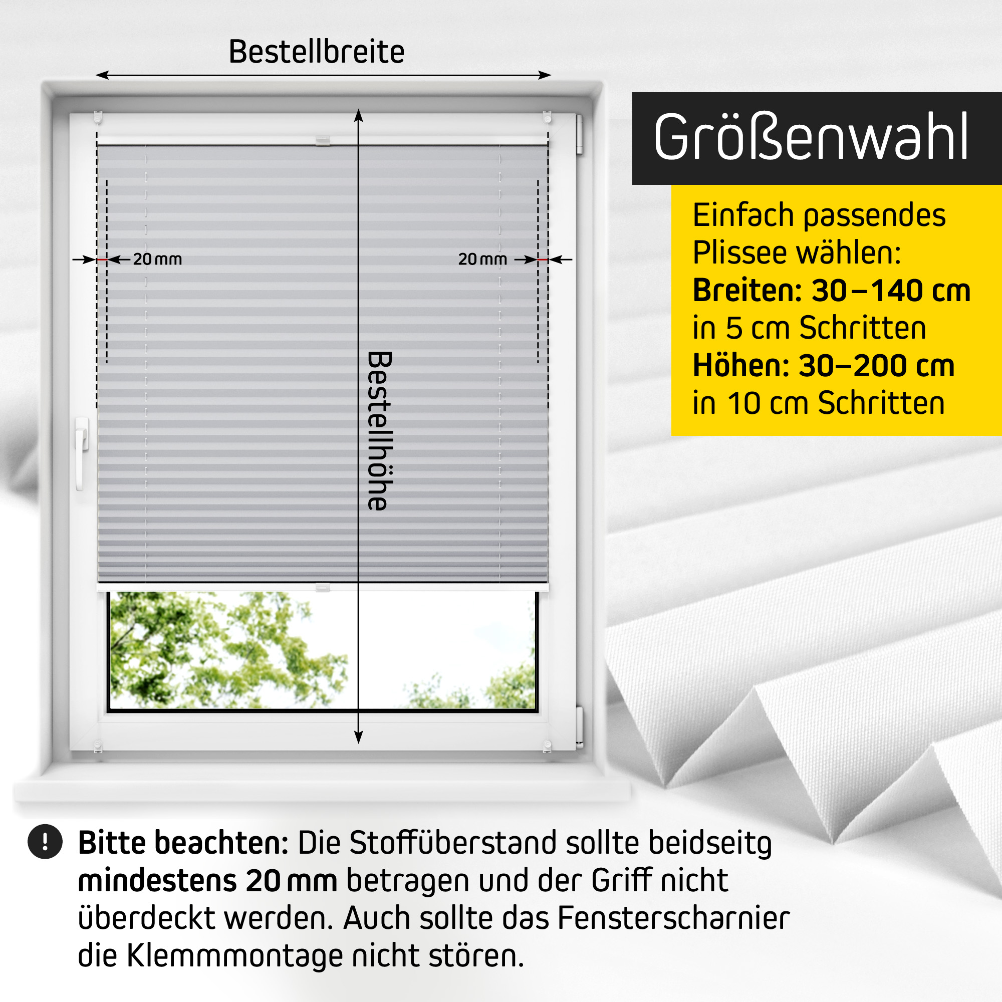 Pure Plissee » Qualität und Design vereint